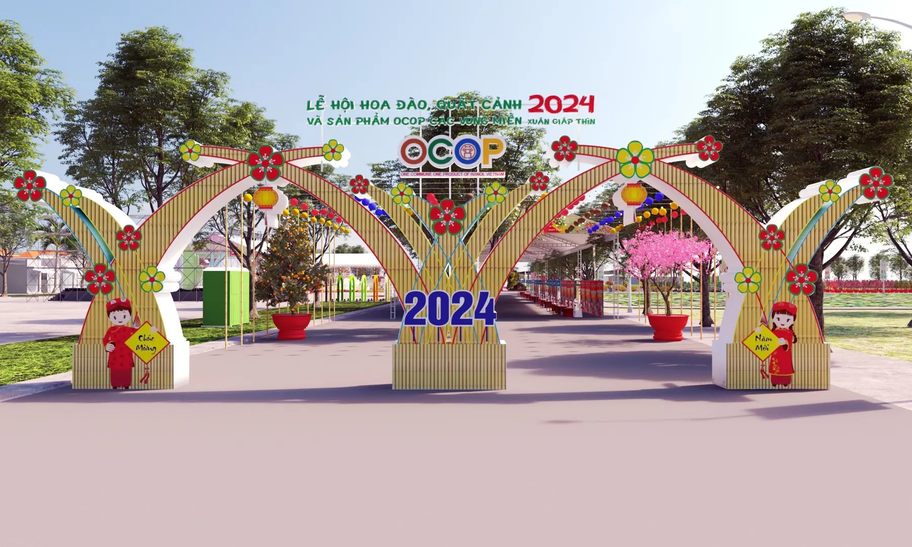 Lễ hội hoa đào, quất cảnh Xuân Giáp Thìn 2024: Hứa hẹn nhiều hấp dẫn