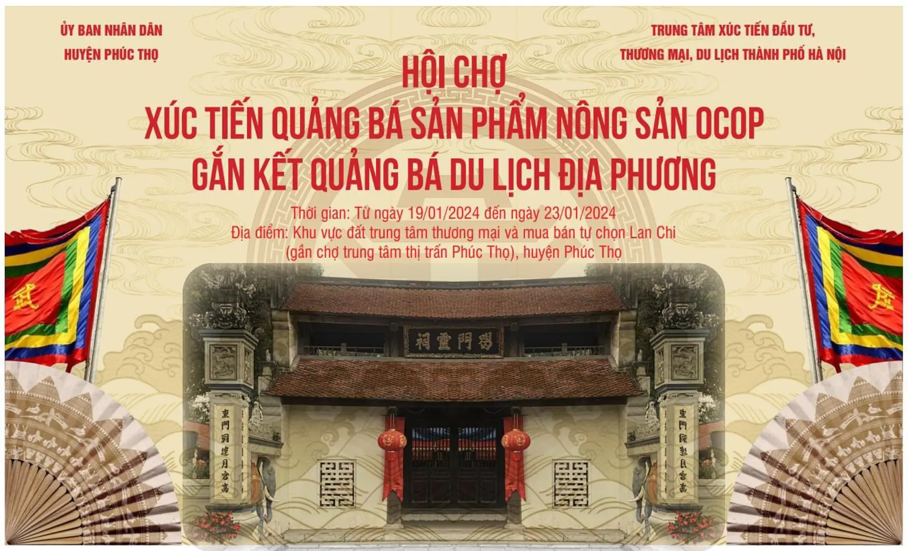 Sắp diễn ra Hội chợ hoa Xuân, quảng bá sản phẩm OCOP huyện Phúc Thọ