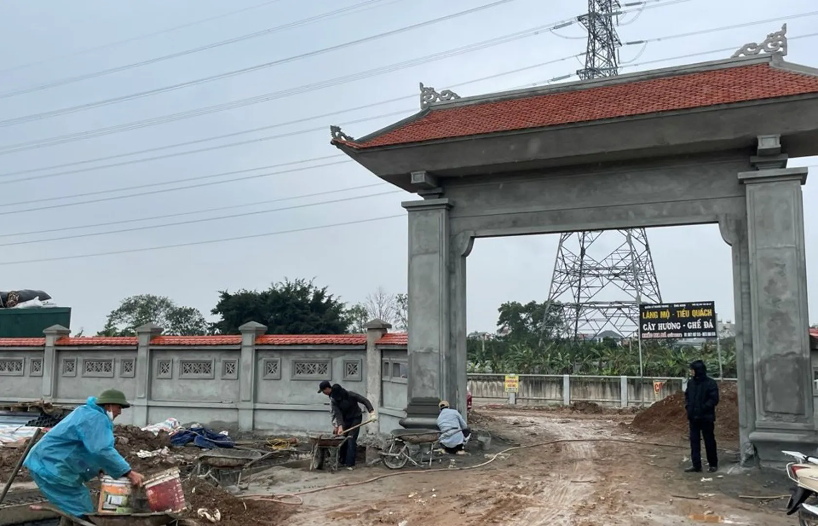 Xã Đông La di chuyển 814/1.106 ngôi mộ để GPMB dự án đường Vành đai 4