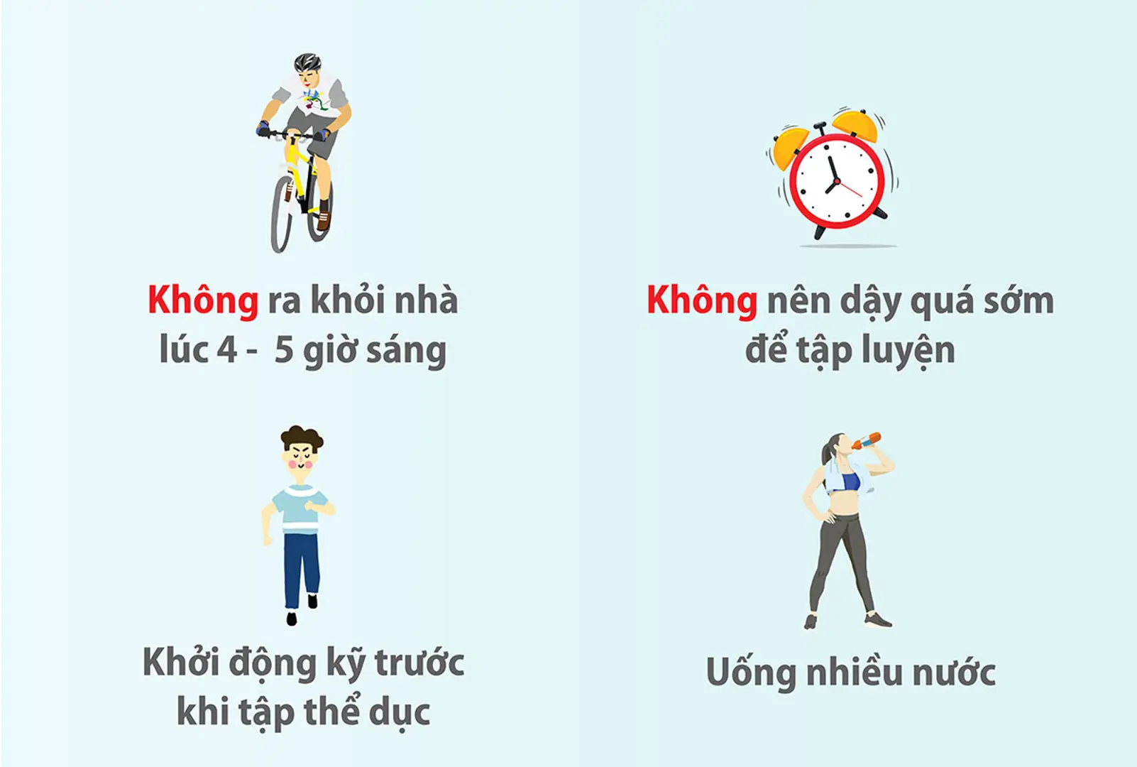 Những điều cần đặc biệt lưu ý khi tập thể dục trong mùa lạnh