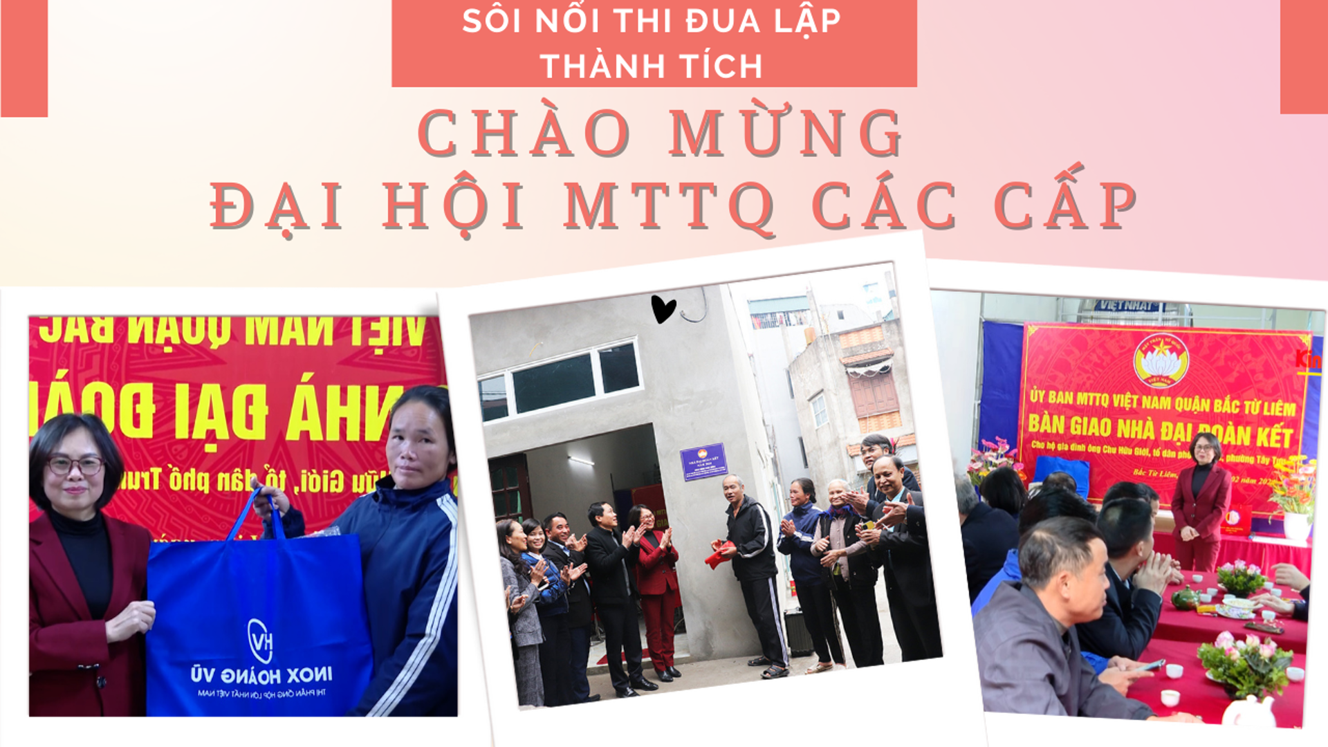  Sôi nổi thi đua lập thành tích chào mừng Đại hội MTTQ các cấp