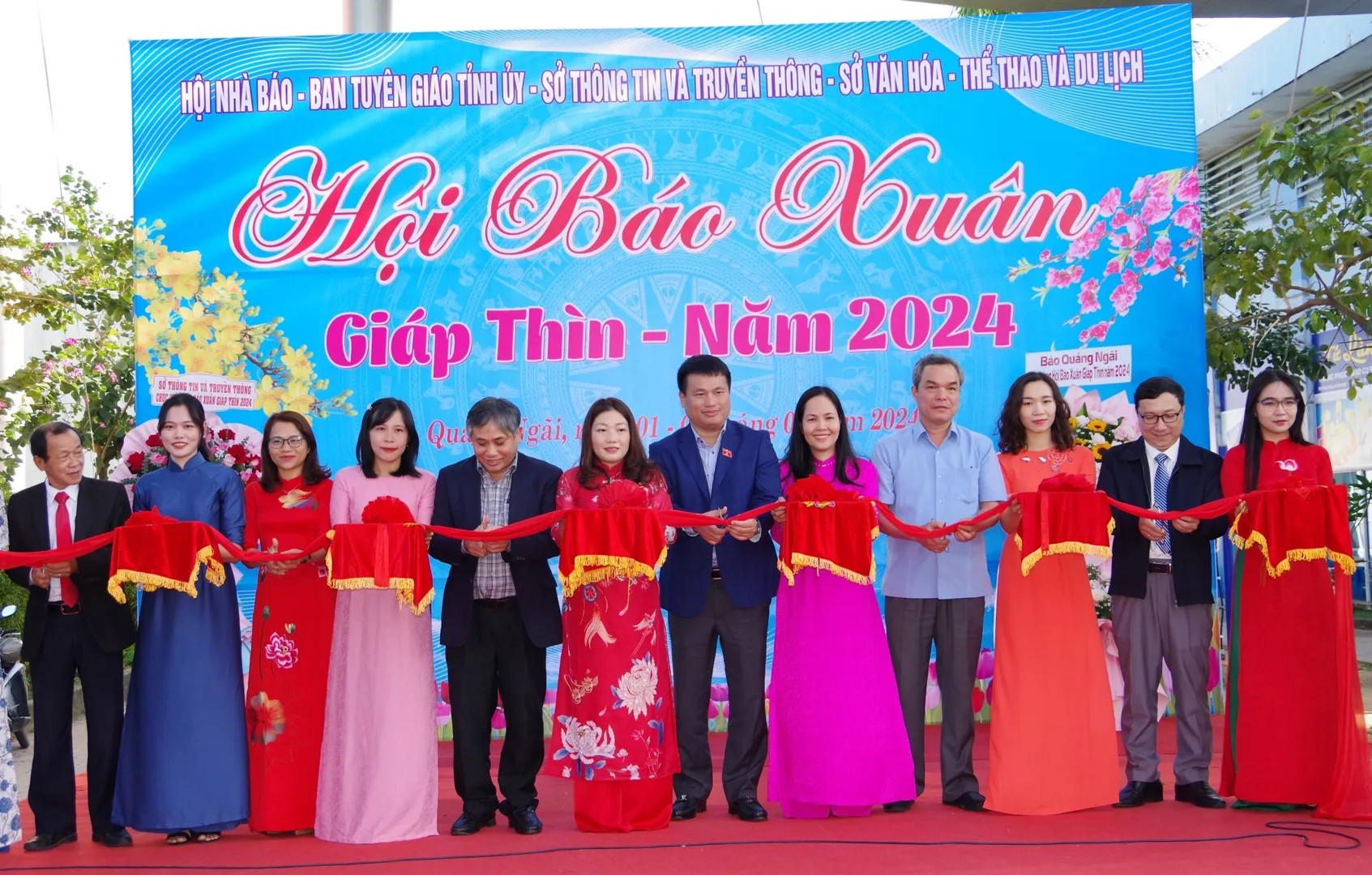 Quảng Ngãi khai mạc Hội báo Xuân Giáp Thìn 2024