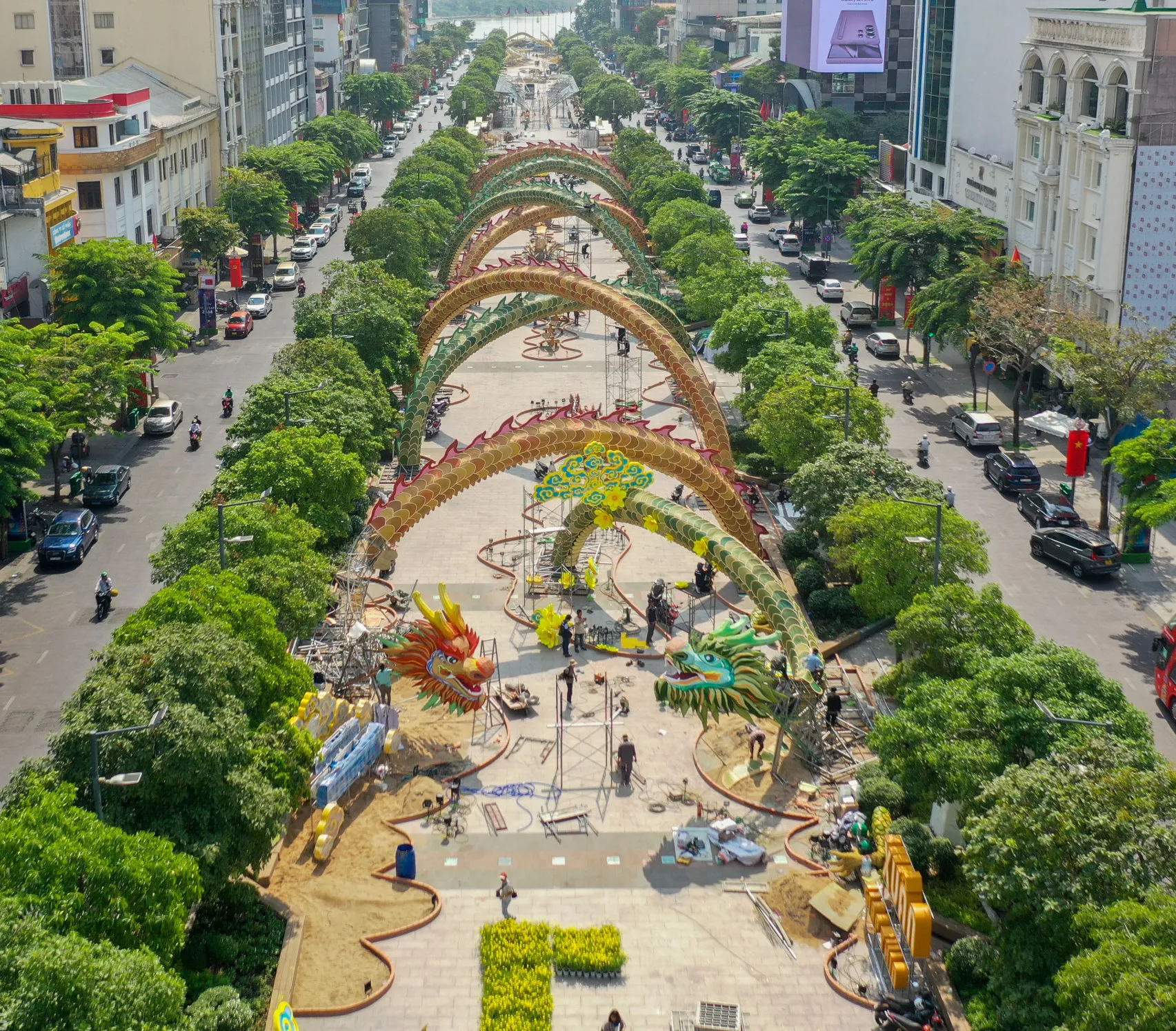 TP Hồ Chí Minh: Chiều 2/2, cấm phương tiện lưu thông nhiều tuyến đường tại Quận 1