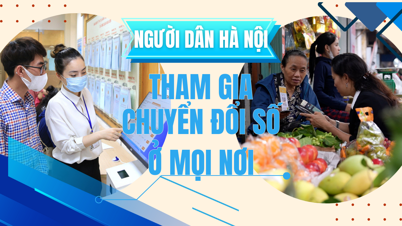 Người dân Hà Nội tích cực tham gia chuyển đổi số