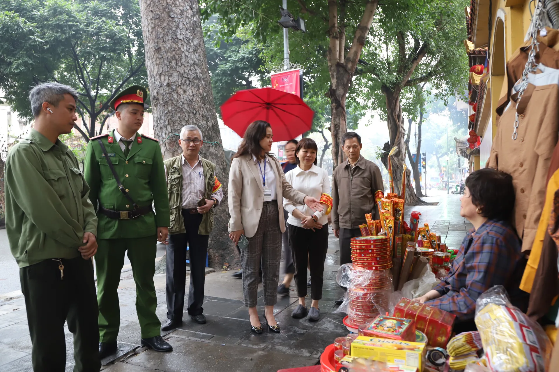 Bảo đảm an ninh trật tự cho du khách lễ chùa Quán Sứ Xuân Giáp Thìn