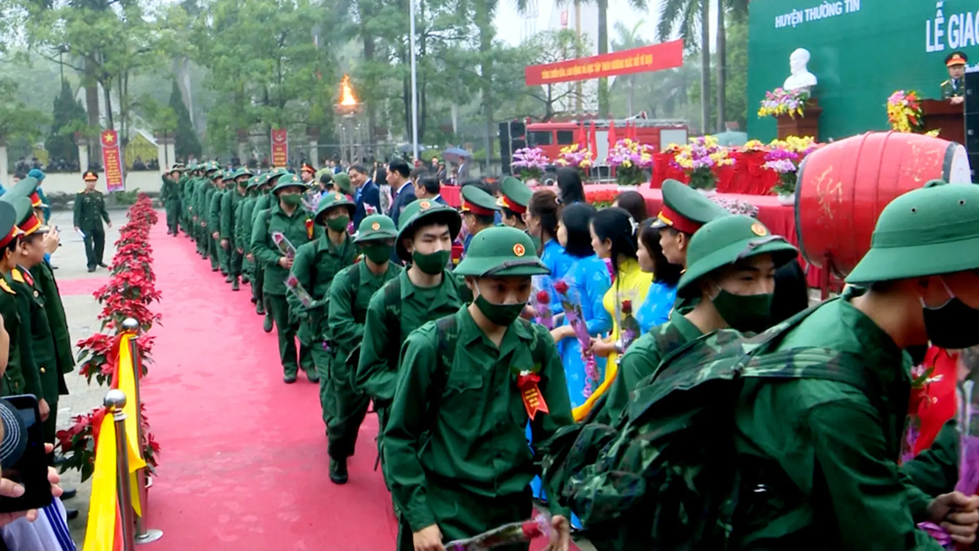 Huyện Thường Tín sẵn sàng cho ngày hội tòng quân năm 2024