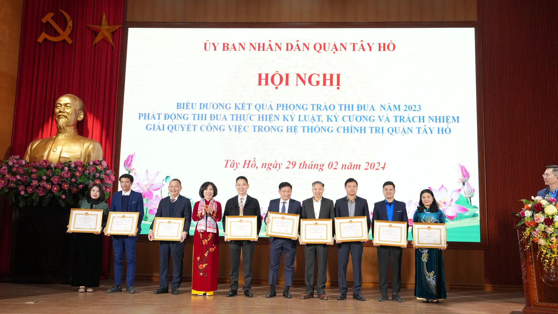 Tây Hồ phát động phong trào thi đua năm 2024