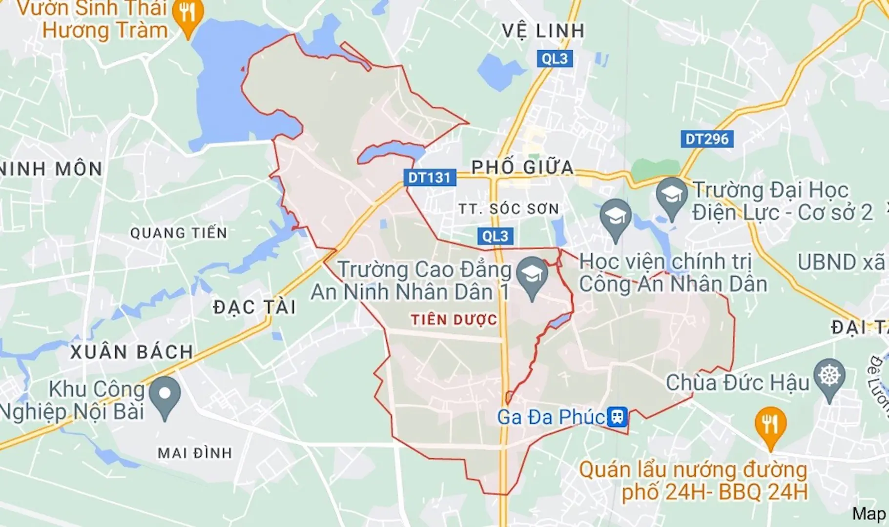 Sắp đấu giá đất ở khu vực trung tâm đô thị vệ tinh huyện Sóc Sơn