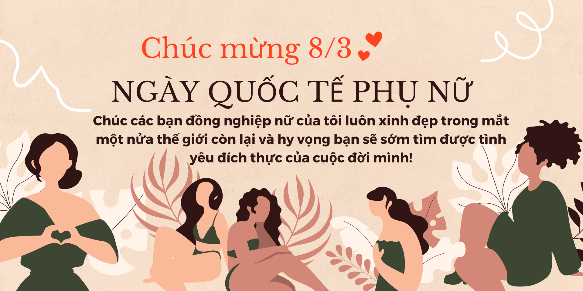 Lời chúc 8/3 hay dành tặng đồng nghiệp, bạn bè, đối tác, khách hàng, sếp nữ