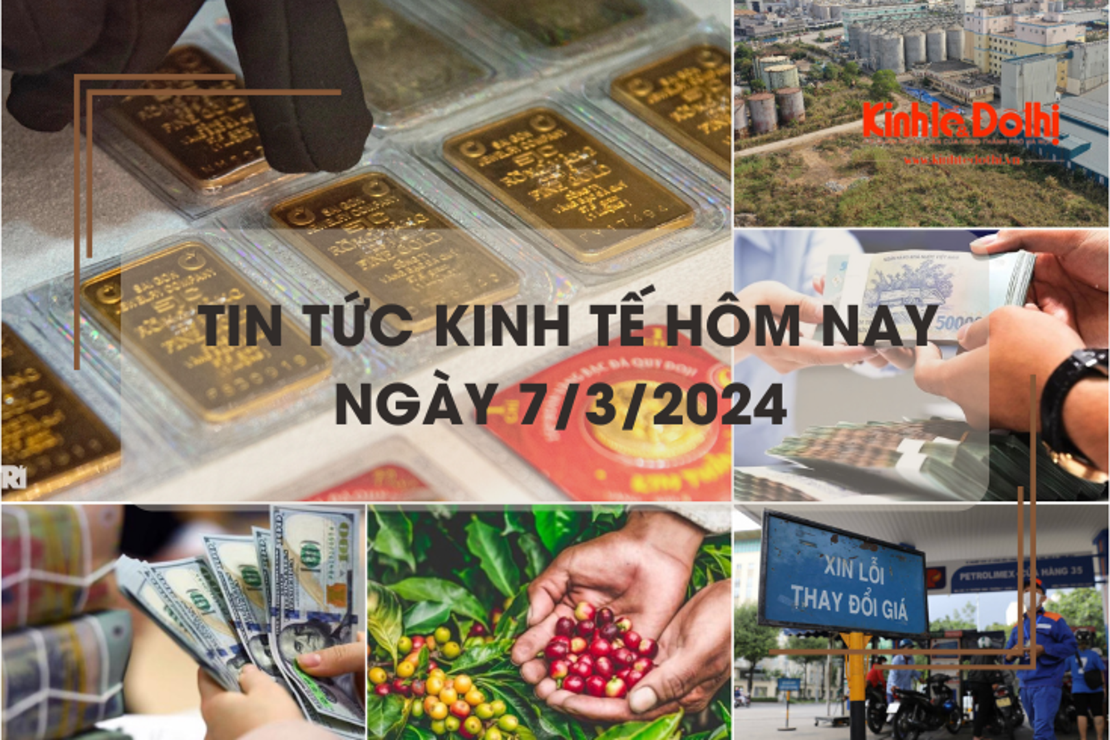 Tin tức kinh tế ngày 7/3/2024: Giá vàng lập đỉnh mới, giá USD trượt dốc