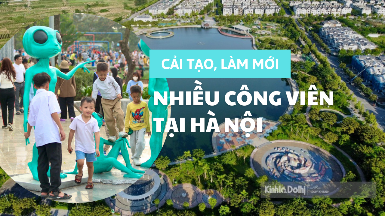 Hà Nội cải tạo, xây dựng thêm nhiều công viên mới phục vụ người dân