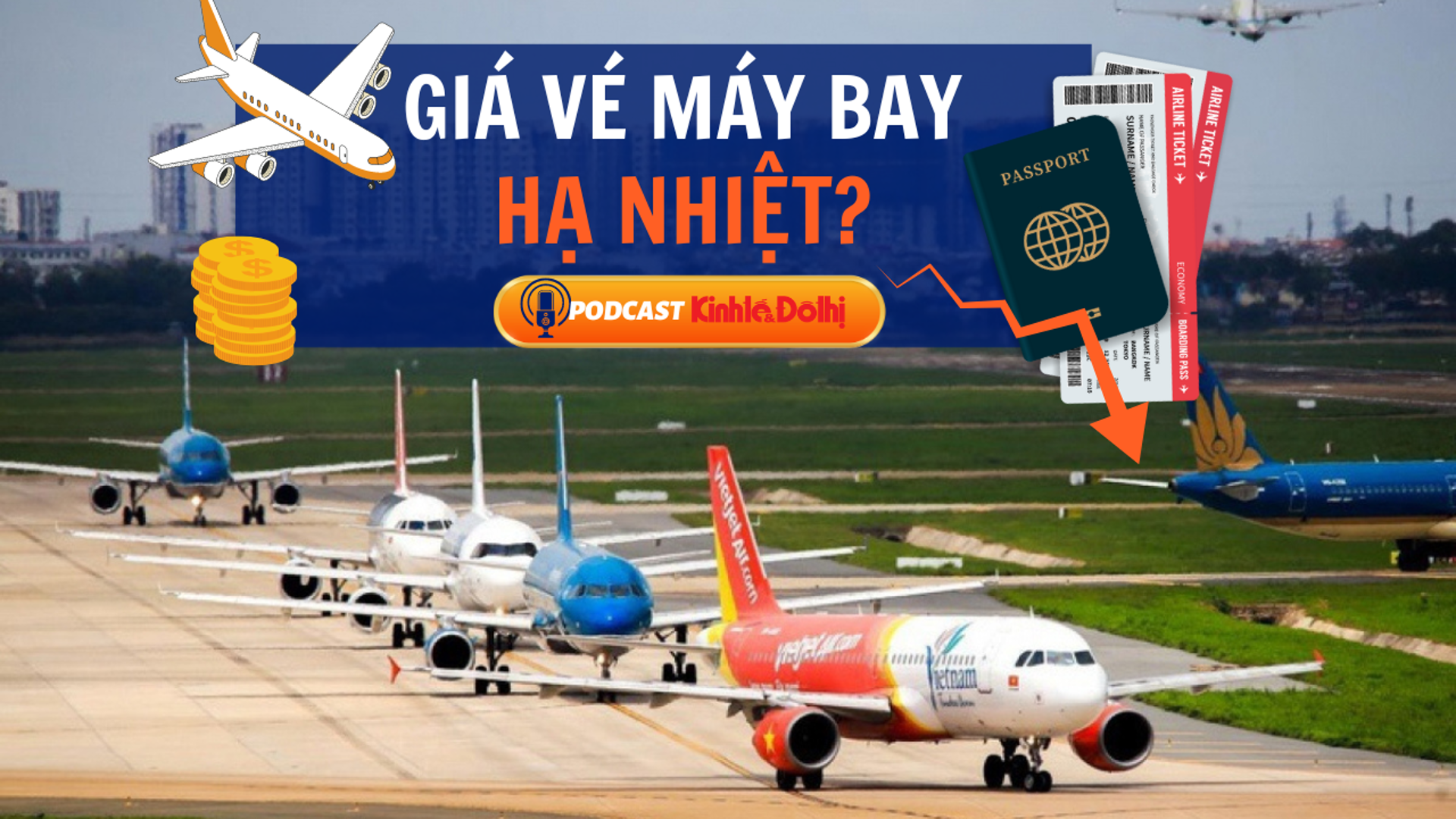 Nguyên nhân giá vé máy bay nội địa bất ngờ hạ nhiệt