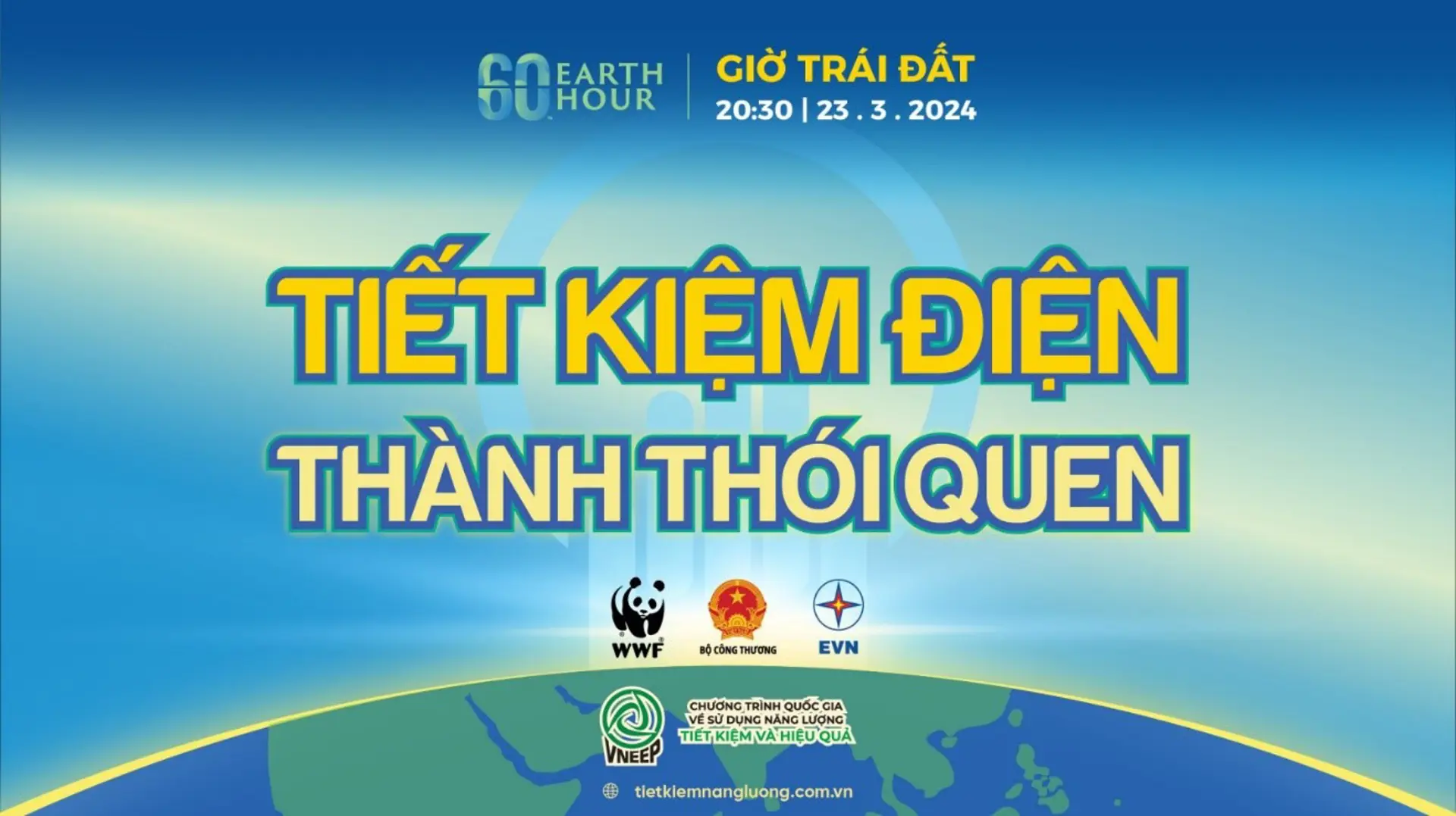 Giờ Trái đất năm 2024 mang thông điệp “Tiết kiệm điện - Thành thói quen”