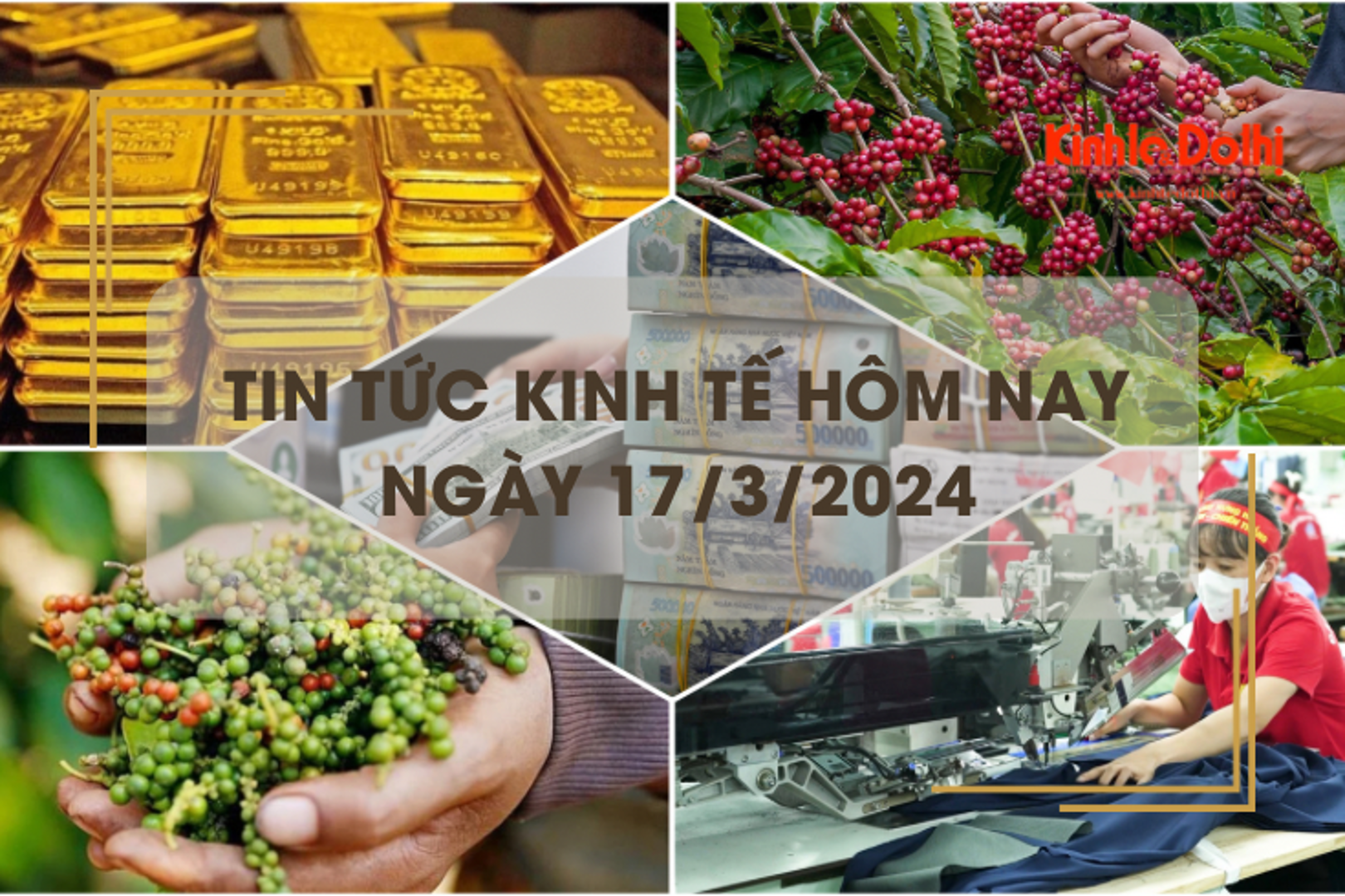 Tin tức kinh tế ngày 17/3/2024: Giá tiêu, giá cà phê đồng loạt tăng cao