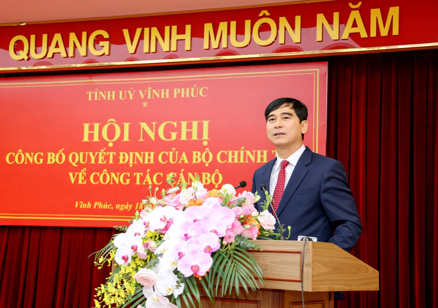 Vĩnh Phúc: Đồng chí Dương Văn An giữ chức vụ Bí thư Tỉnh ủy