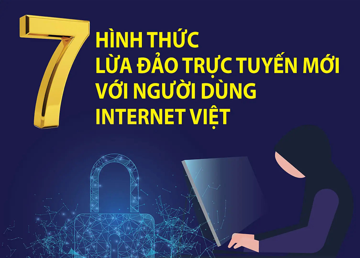 7 hình thức lừa đảo trực tuyến mới đối với người dùng Internet Việt Nam