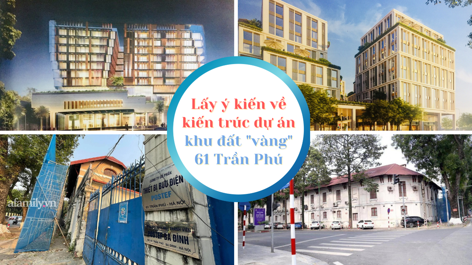 Lấy ý kiến về kiến trúc dự án khu đất "vàng" 61 Trần Phú