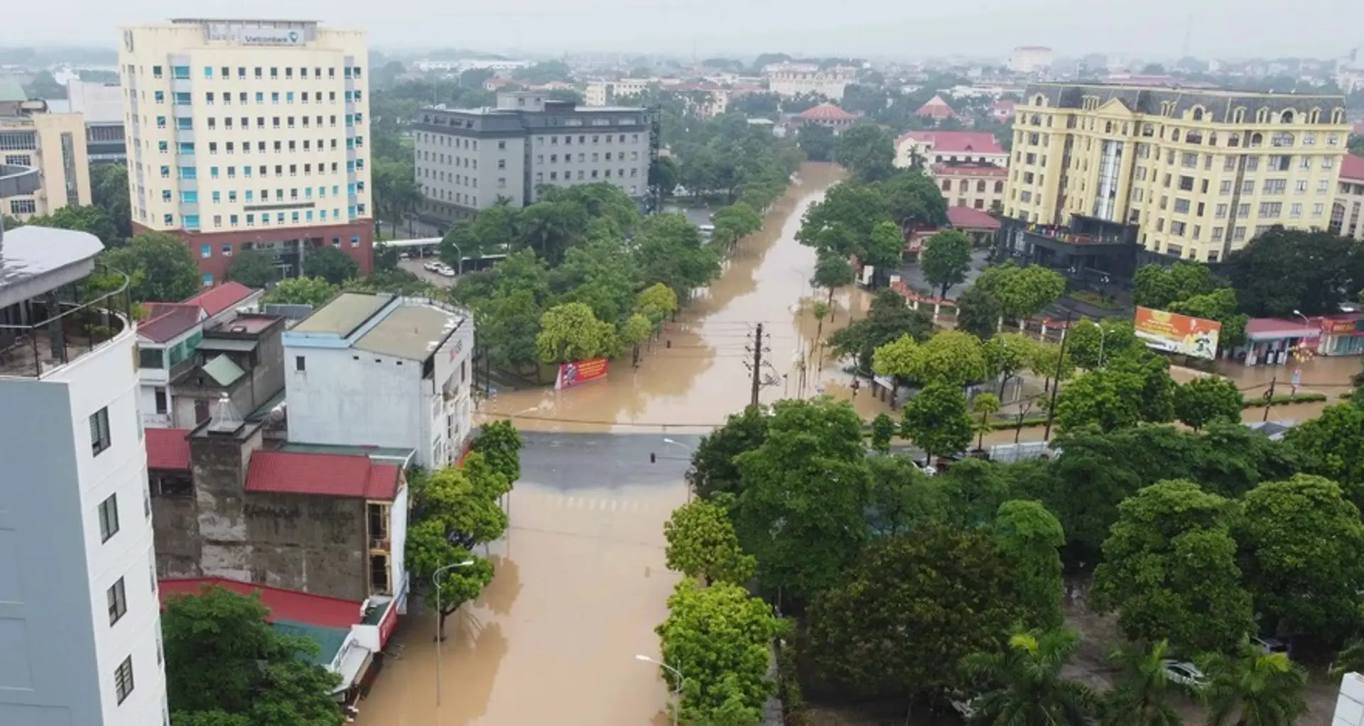 Vĩnh Phúc: đối phó với tình trạng ngập úng do mưa lũ