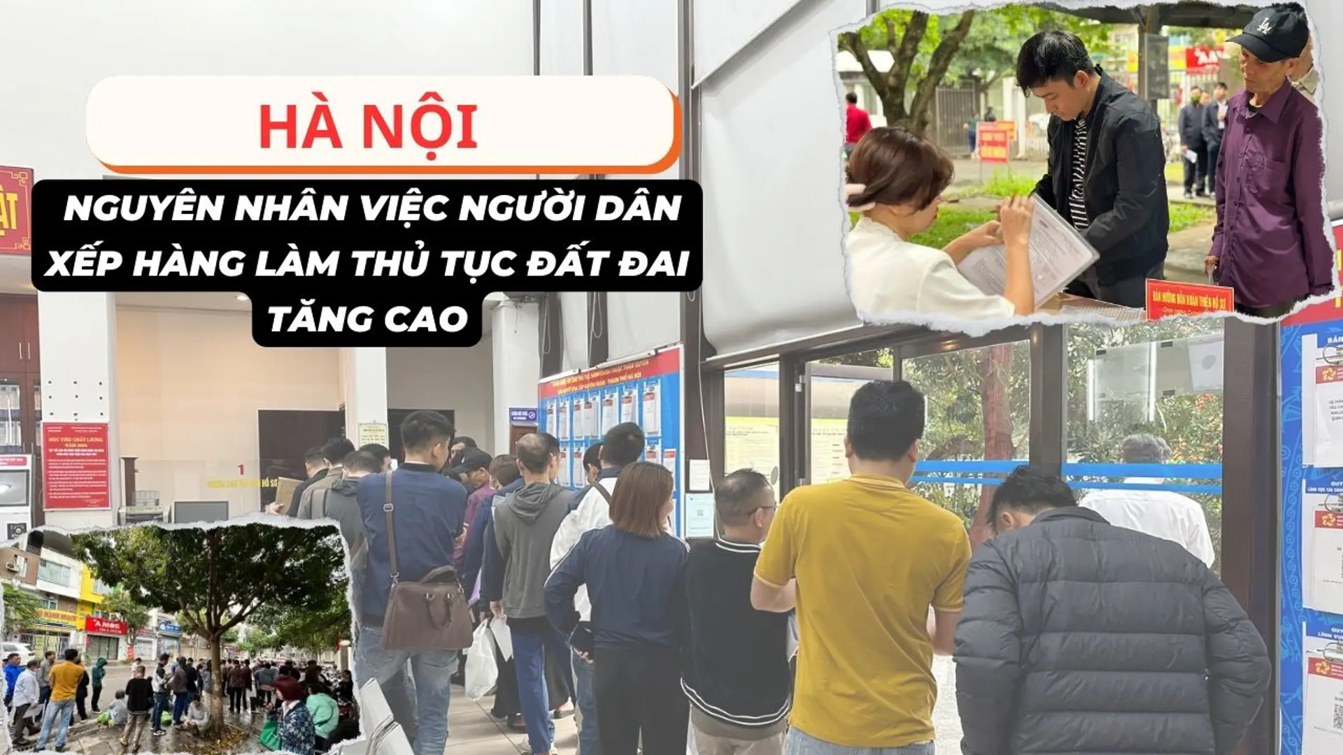 Hà Nội: nguyên nhân việc người dân xếp hàng làm thủ tục đất đai tăng cao