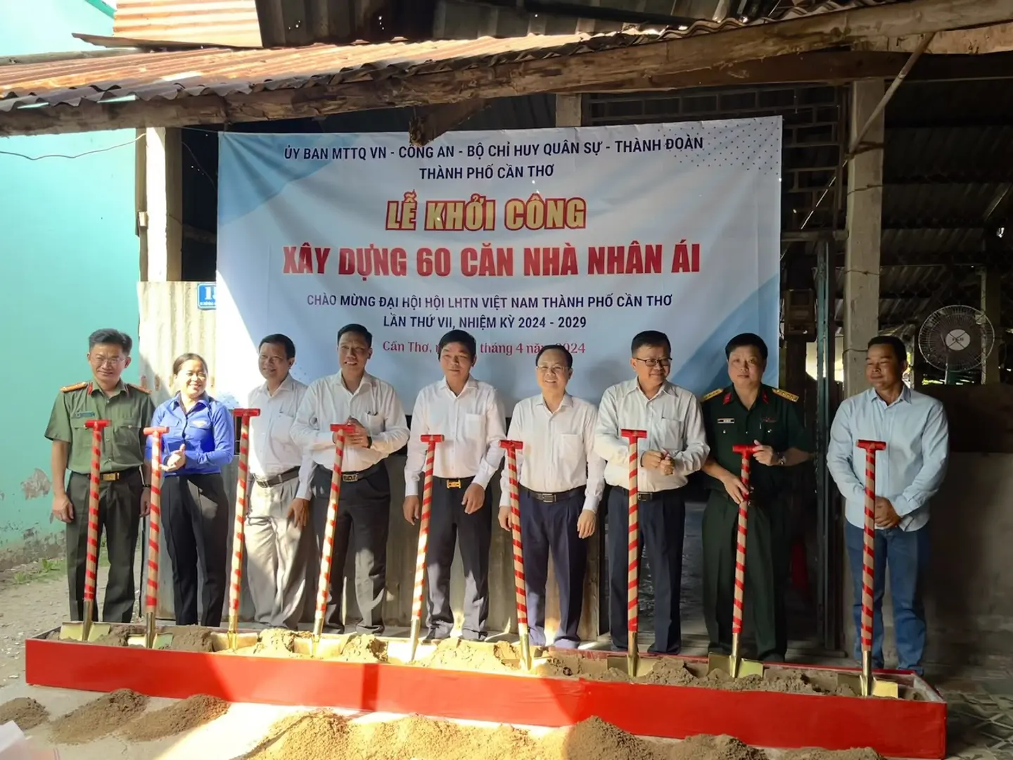 Cần Thơ: khởi công xây dựng 60 căn nhà nhân ái cho đồng bào tôn giáo