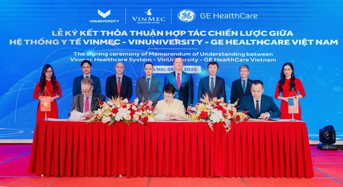 VINMEC-VINUNI - GE HealthCar hợp tác đào tạo thực hành y khoa chuẩn quốc tế