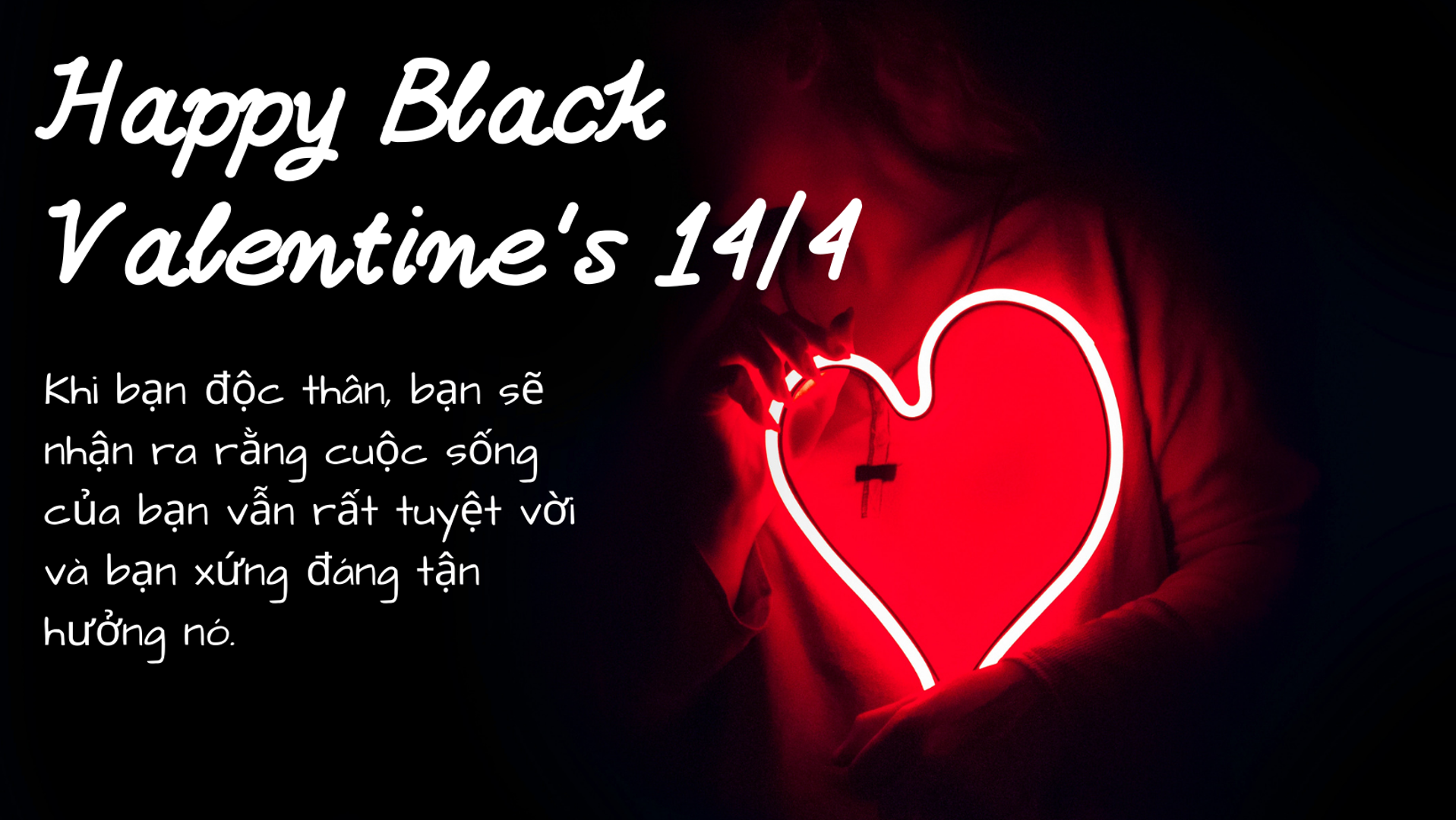  Lời chúc Valentine Đen 14/4/2024 hay, ý nghĩa