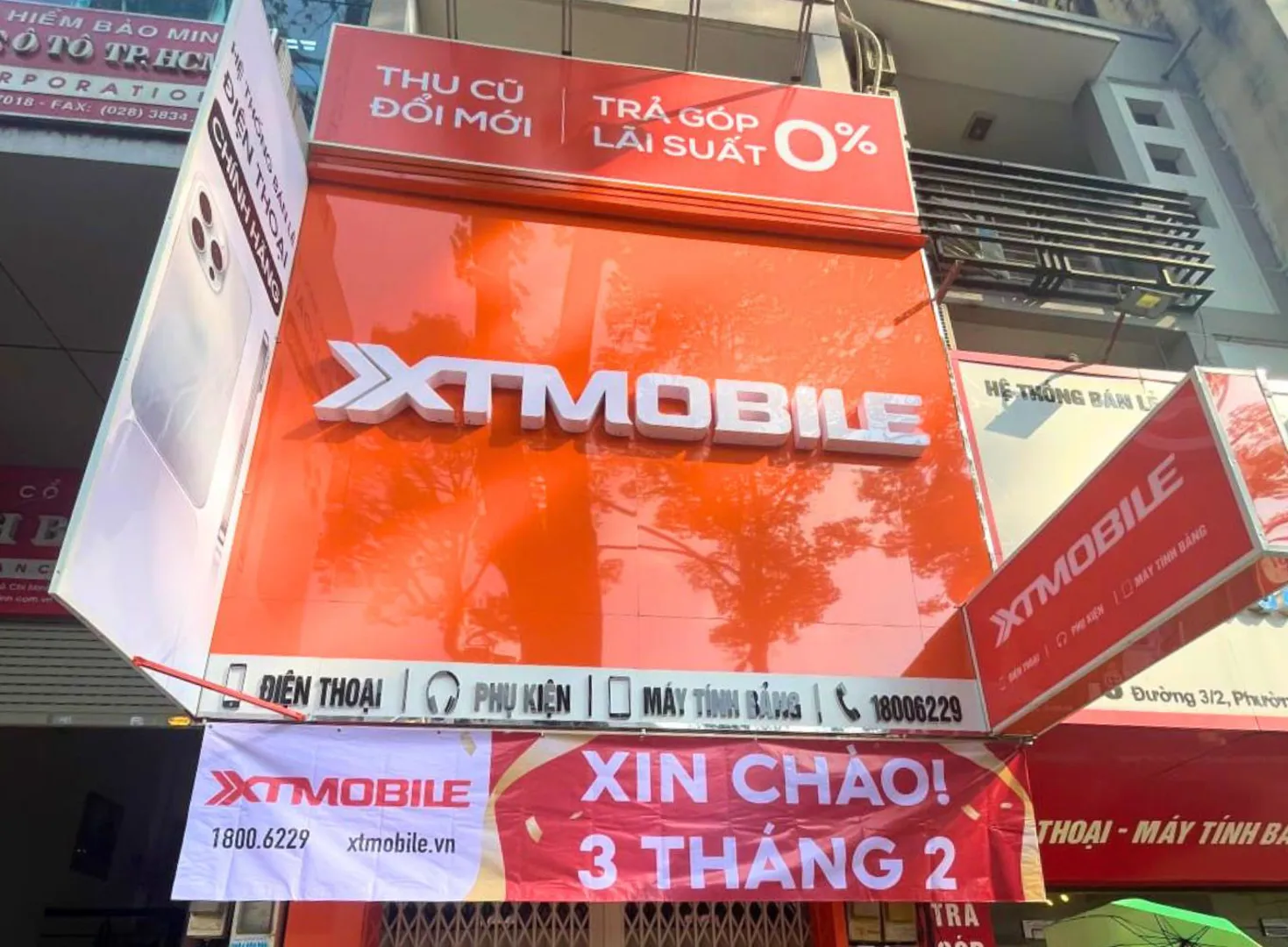 XTmobile chào đón cửa hàng thứ 8 tại 291 đường 3/2, quận 10