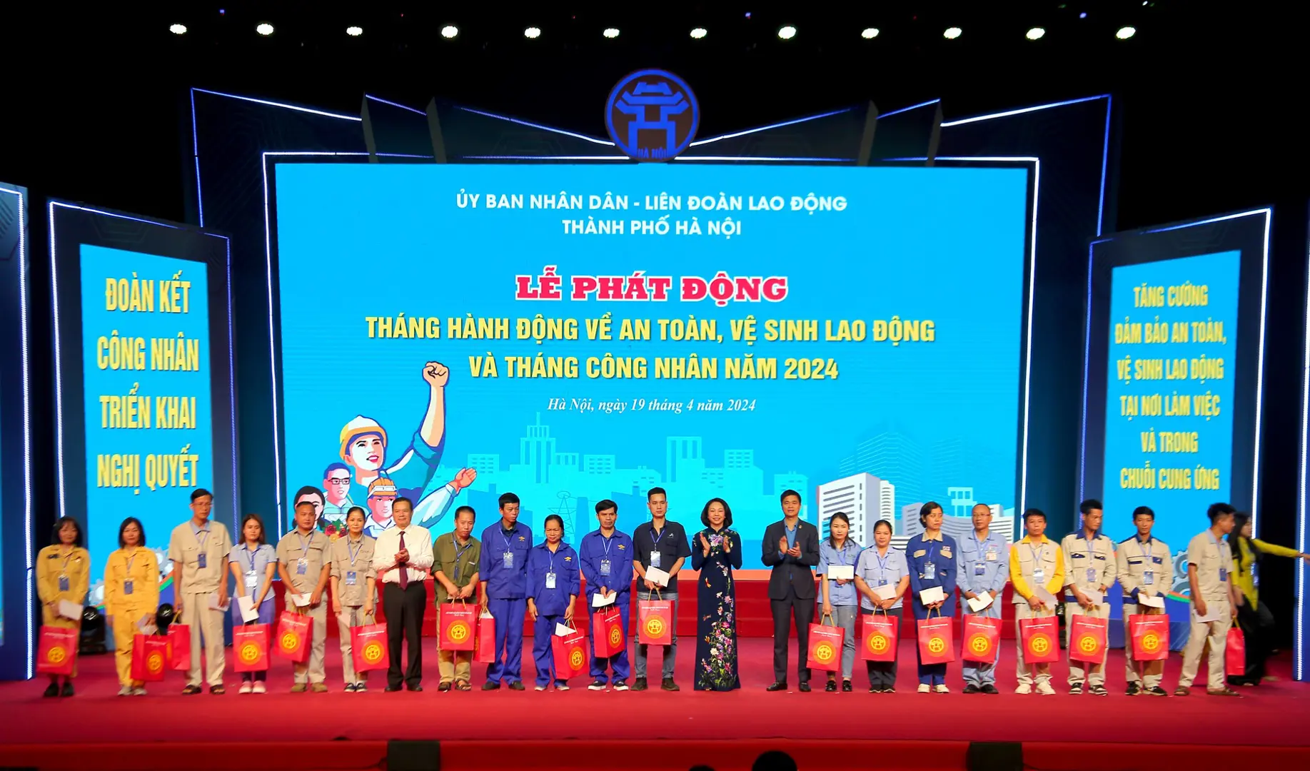 Hà Nội phát động Tháng hành động về ATVSLĐ và Tháng Công nhân năm 2024