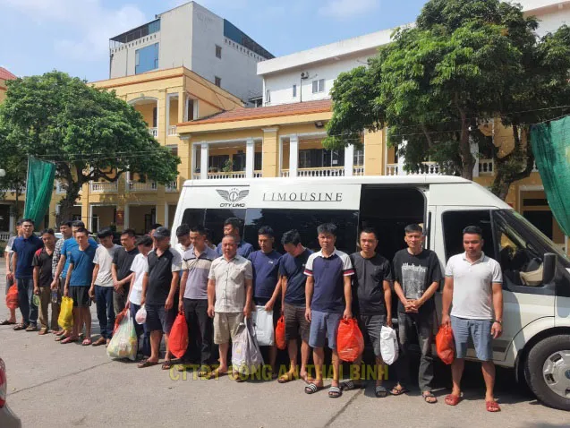 Thái Bình: bắt quả tang 22 đối tượng đang đánh bạc dưới hình thức xóc đĩa