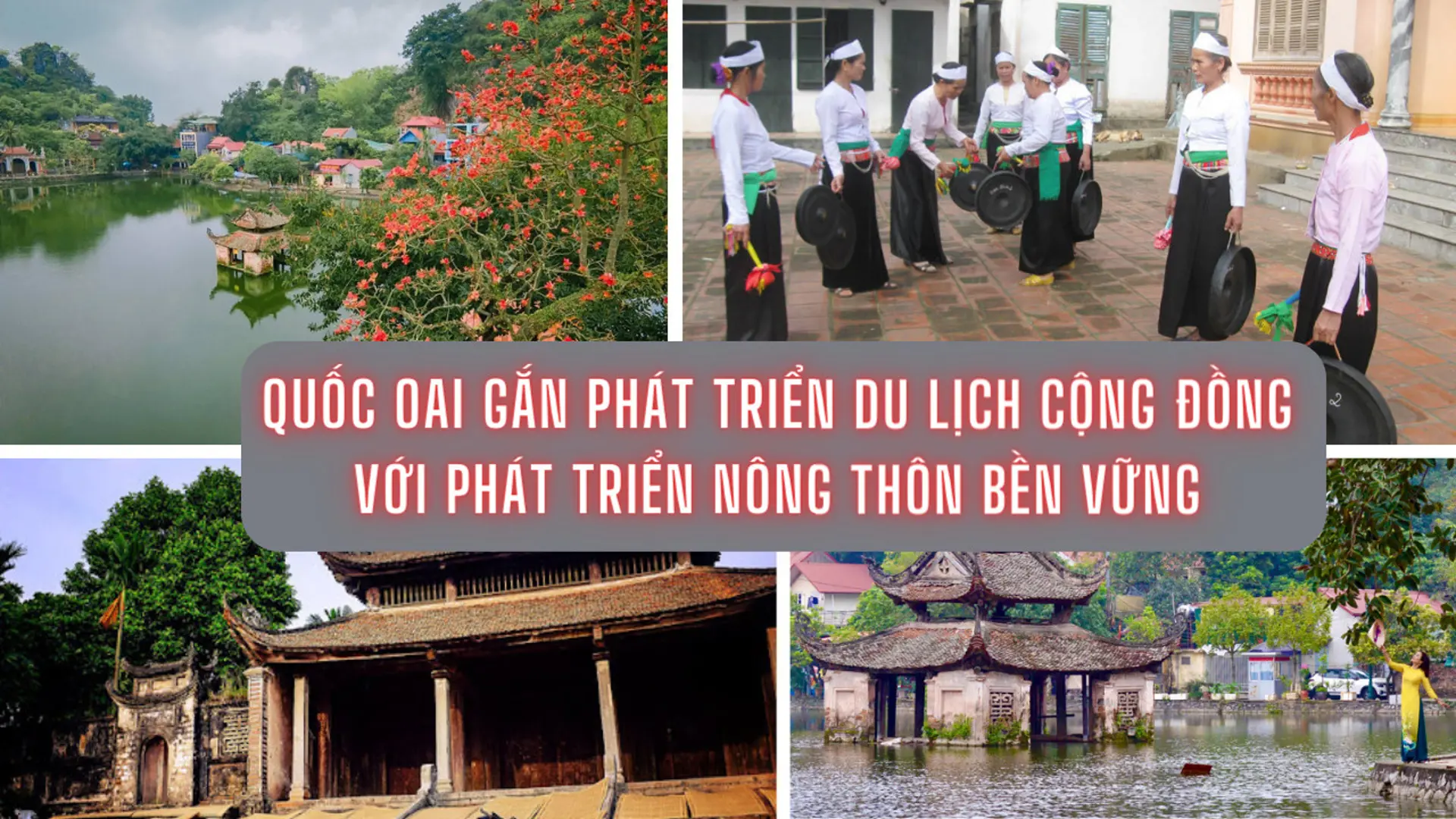 Quốc Oai gắn phát triển du lịch cộng đồng với phát triển nông thôn bền vững