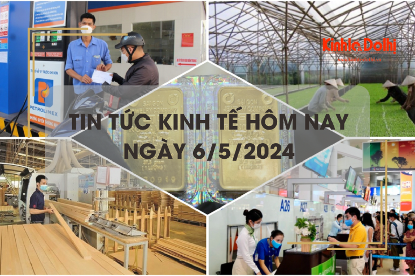 Tin tức kinh tế ngày 6/5/2024: giá vàng SJC cán mốc 86,5 triệu đồng/lượng