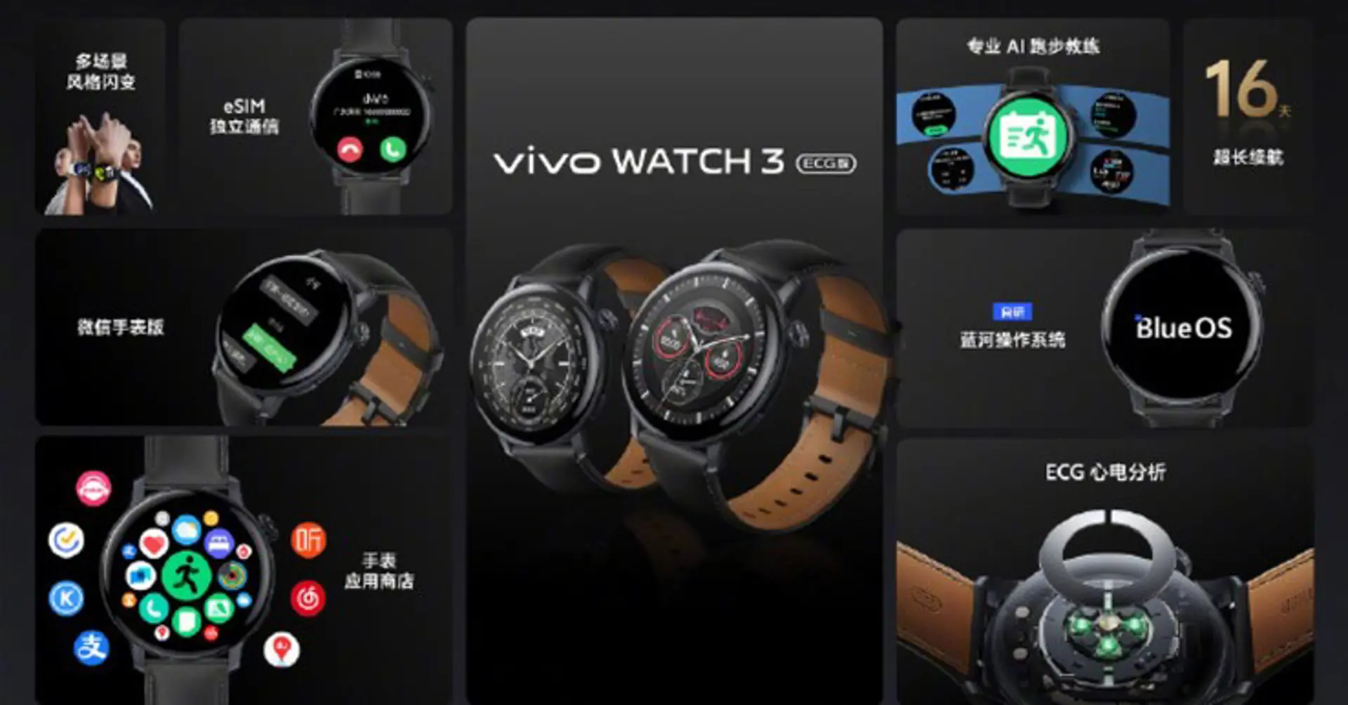 Vivo Watch 3 ECG chính thức ra mắt