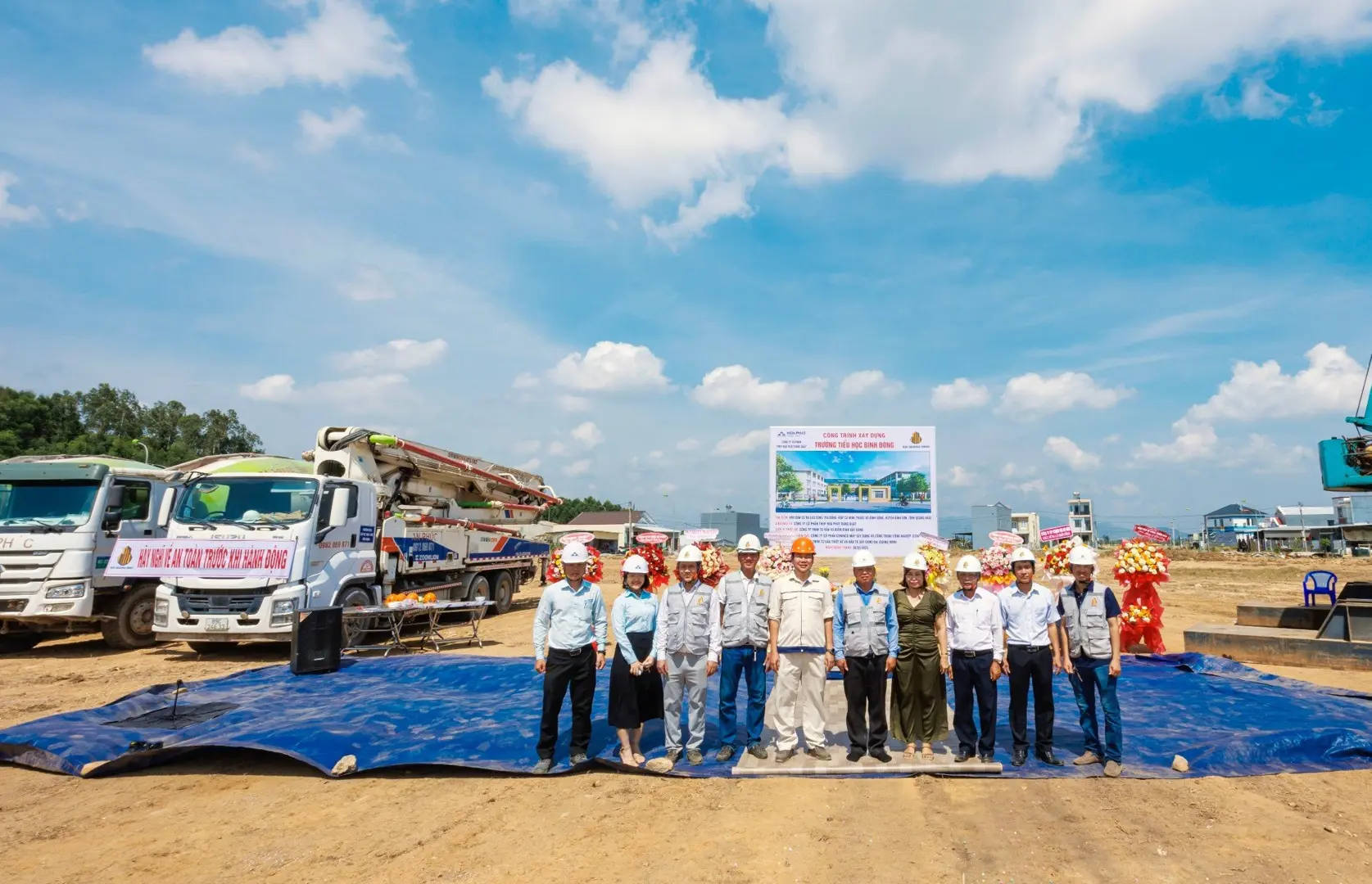 Quảng Ngãi: khởi công trường học hơn 40 tỷ đồng ở Khu kinh tế Dung Quất