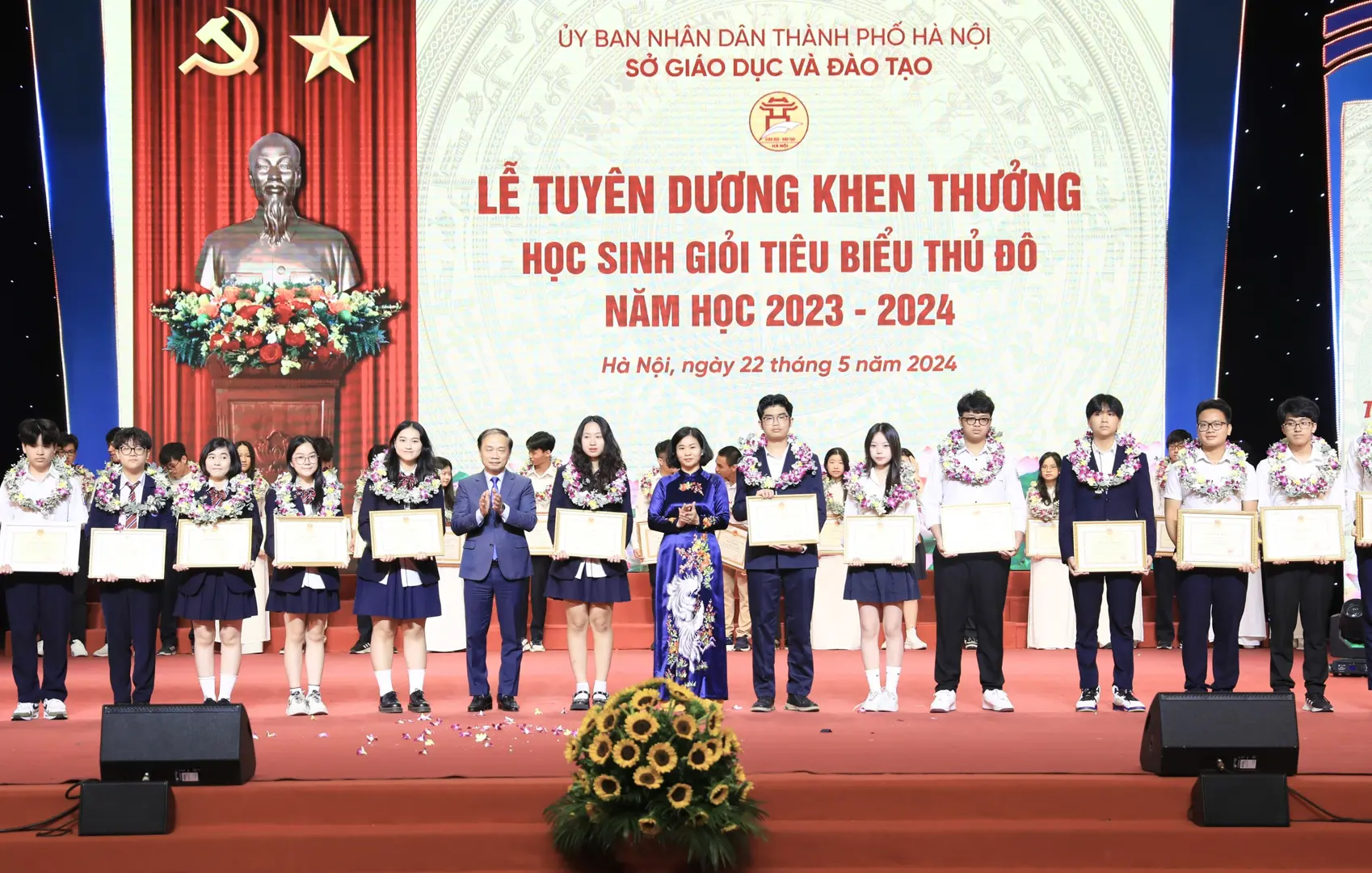 Tuyên dương học sinh giỏi tiêu biểu Thủ đô năm học 2023 – 2024