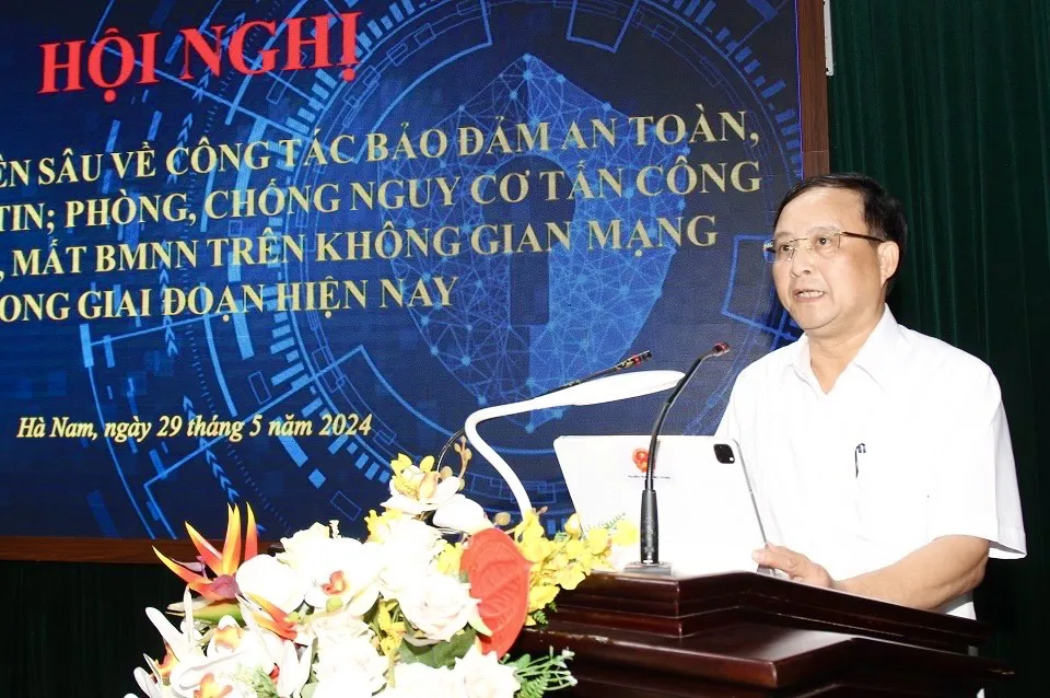 Hà Nam: đảm bảo tuyệt đối an ninh thông tin tại các cơ quan, đơn vị
