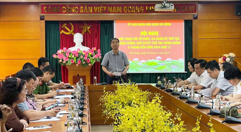 Hà Đông phấn đấu nâng thứ hạng về chỉ số cải cách hành chính năm 2024