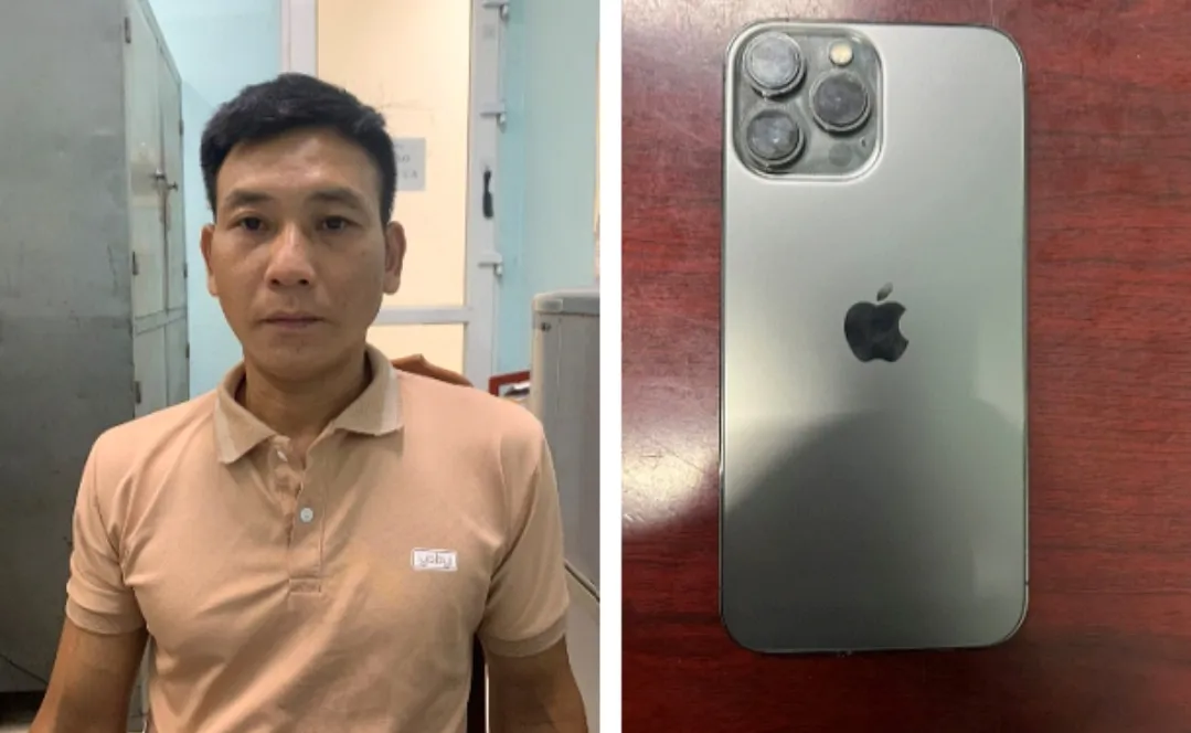 Bắt đối tượng trộm điện thoại iPhone 13 Promax trong bệnh viện Phổi Trung ương