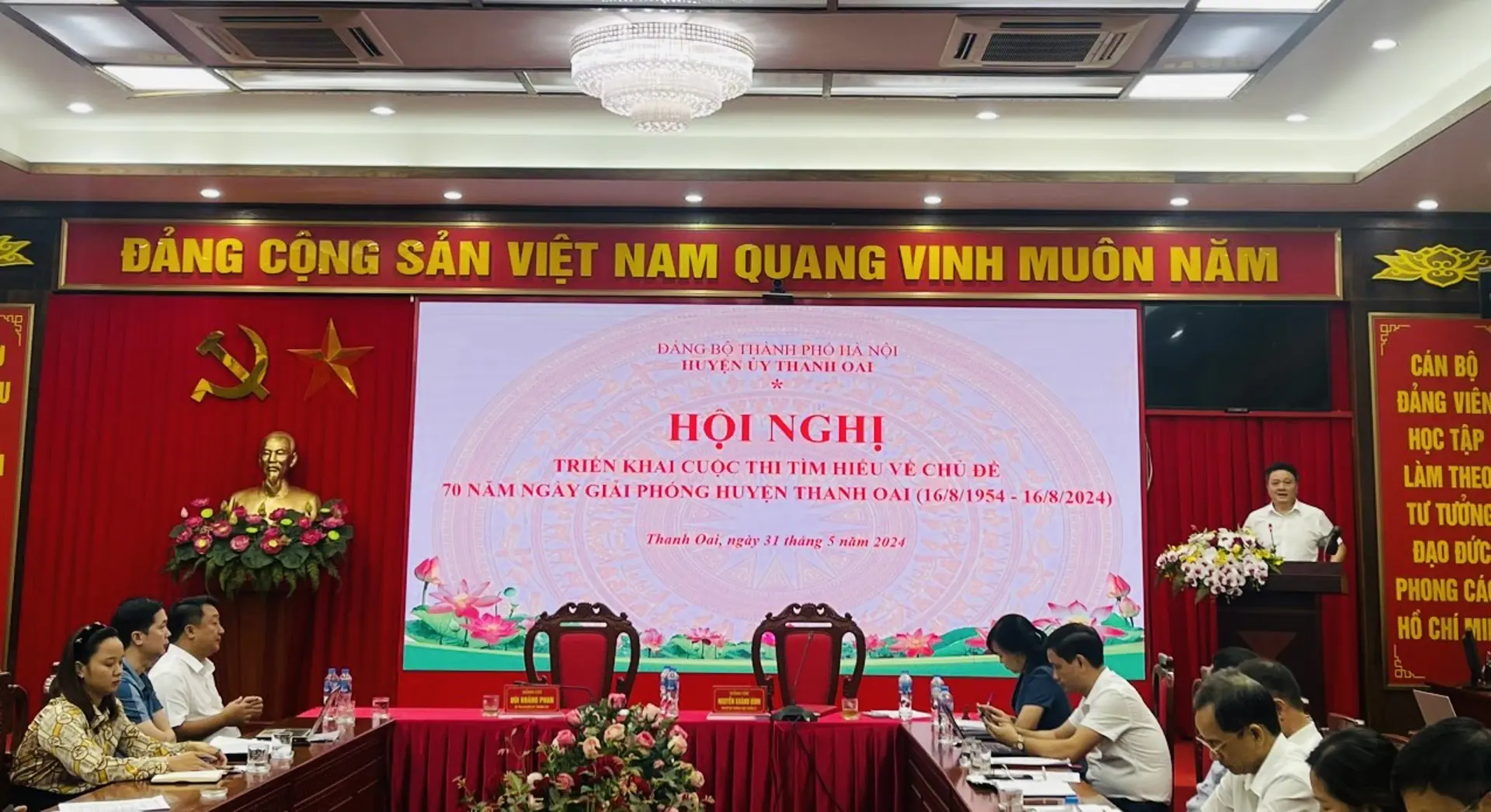 Phát động cuộc thi tìm hiểu 70 năm Ngày giải phóng huyện Thanh Oai