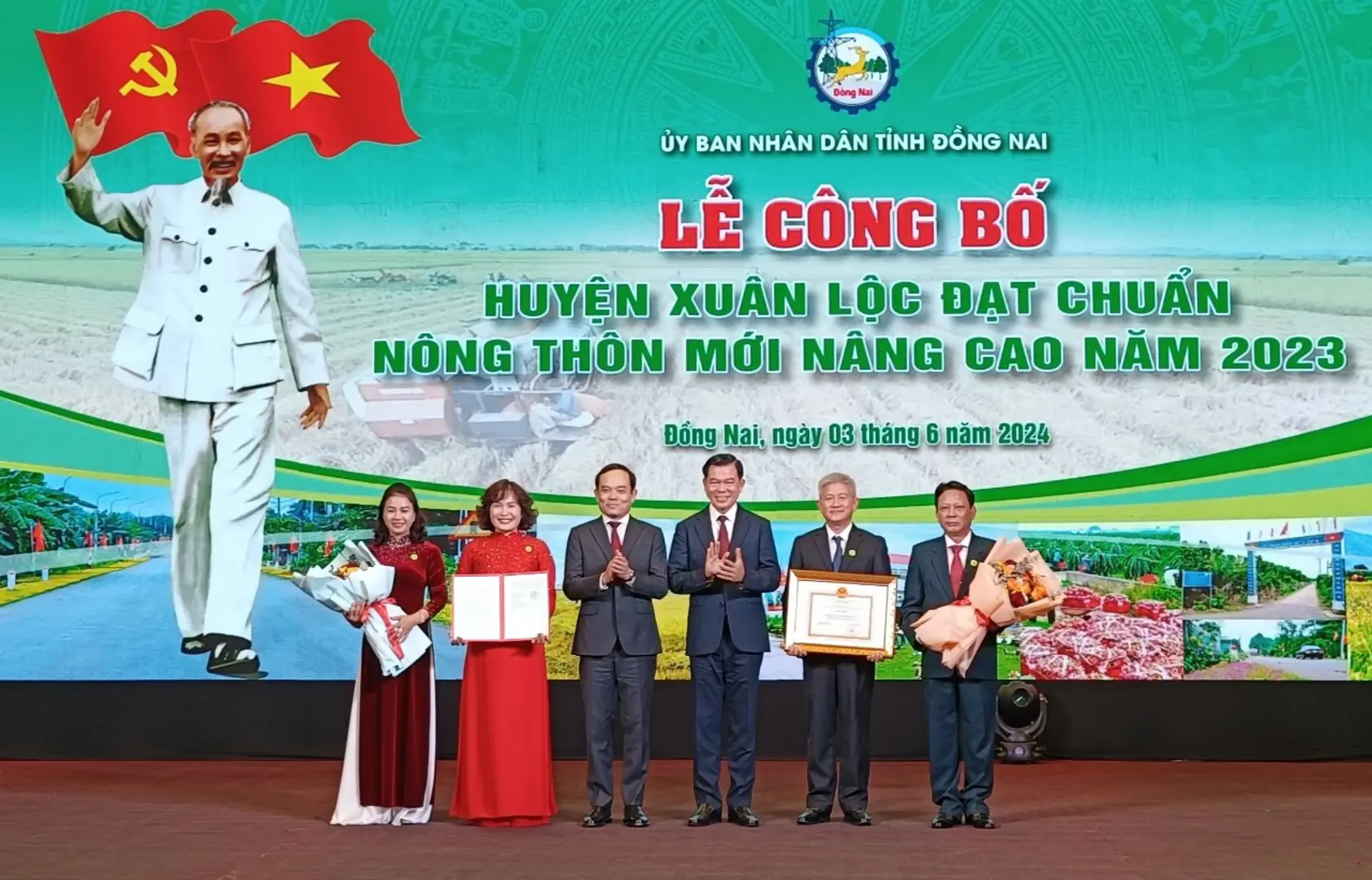 Đồng Nai công bố huyện đầu tiên đạt chuẩn nông thôn mới nâng cao