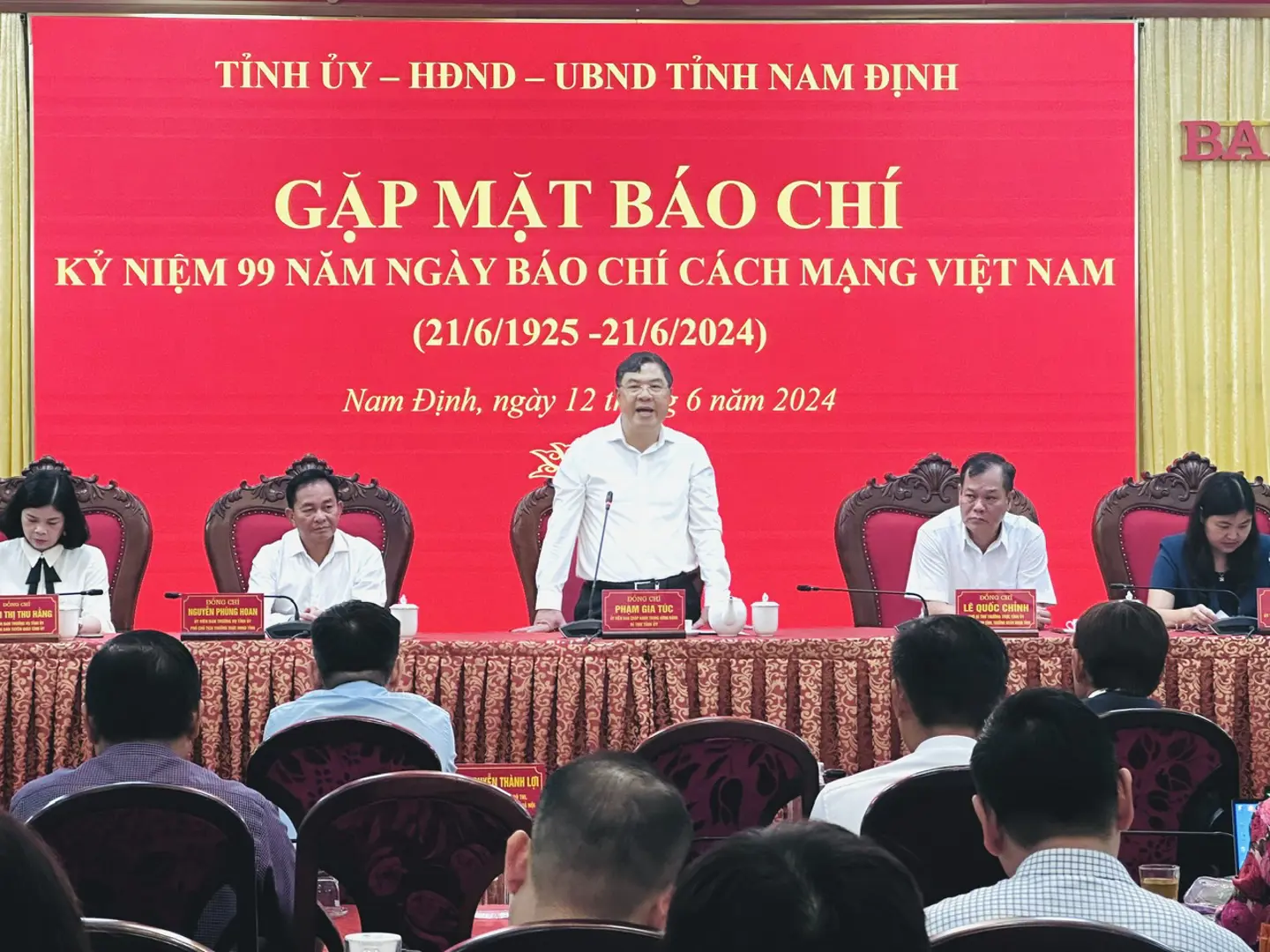 Gặp mặt các cơ quan báo chí nhân Ngày Báo chí cách mạng Việt Nam 21/6