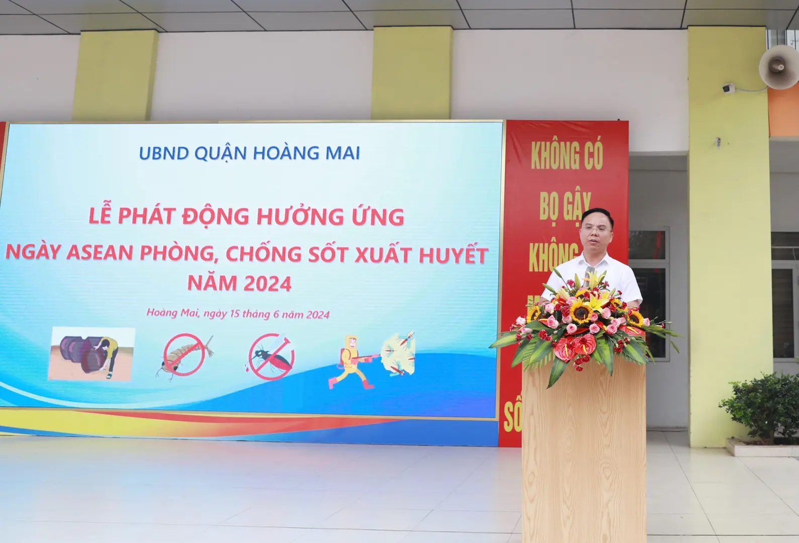 Quận Hoàng Mai hưởng ứng Ngày ASEAN phòng, chống sốt xuất huyết