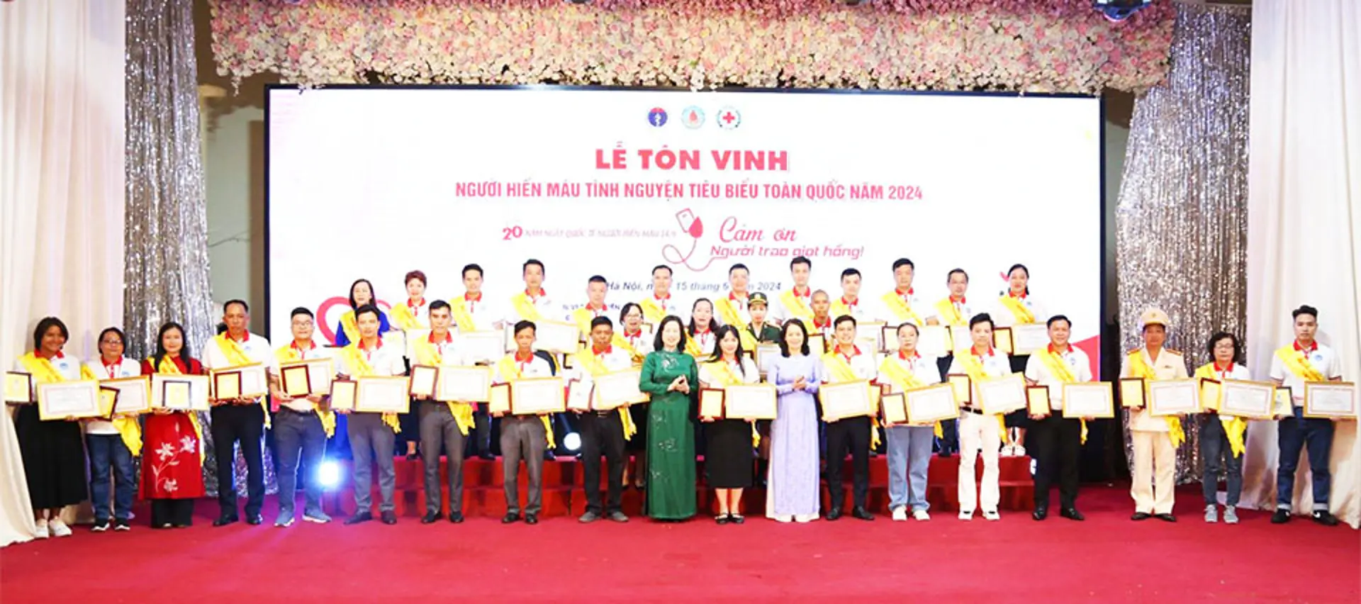 Tôn vinh 100 người hiến máu tình nguyện tiêu biểu toàn quốc năm 2024