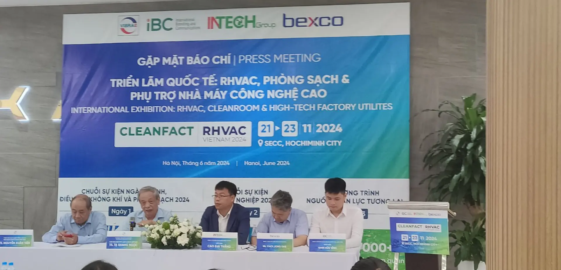 150 gian hàng tham gia triển lãm công nghệ CLEANFACT & RHVAC VIETNAM 2024