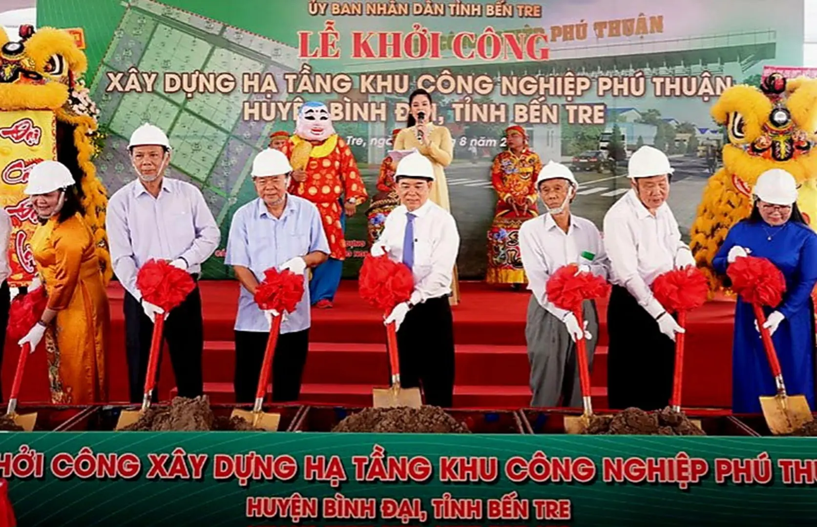 Bến Tre: người dân đồng thuận bàn giao đất để thực hiện dự án