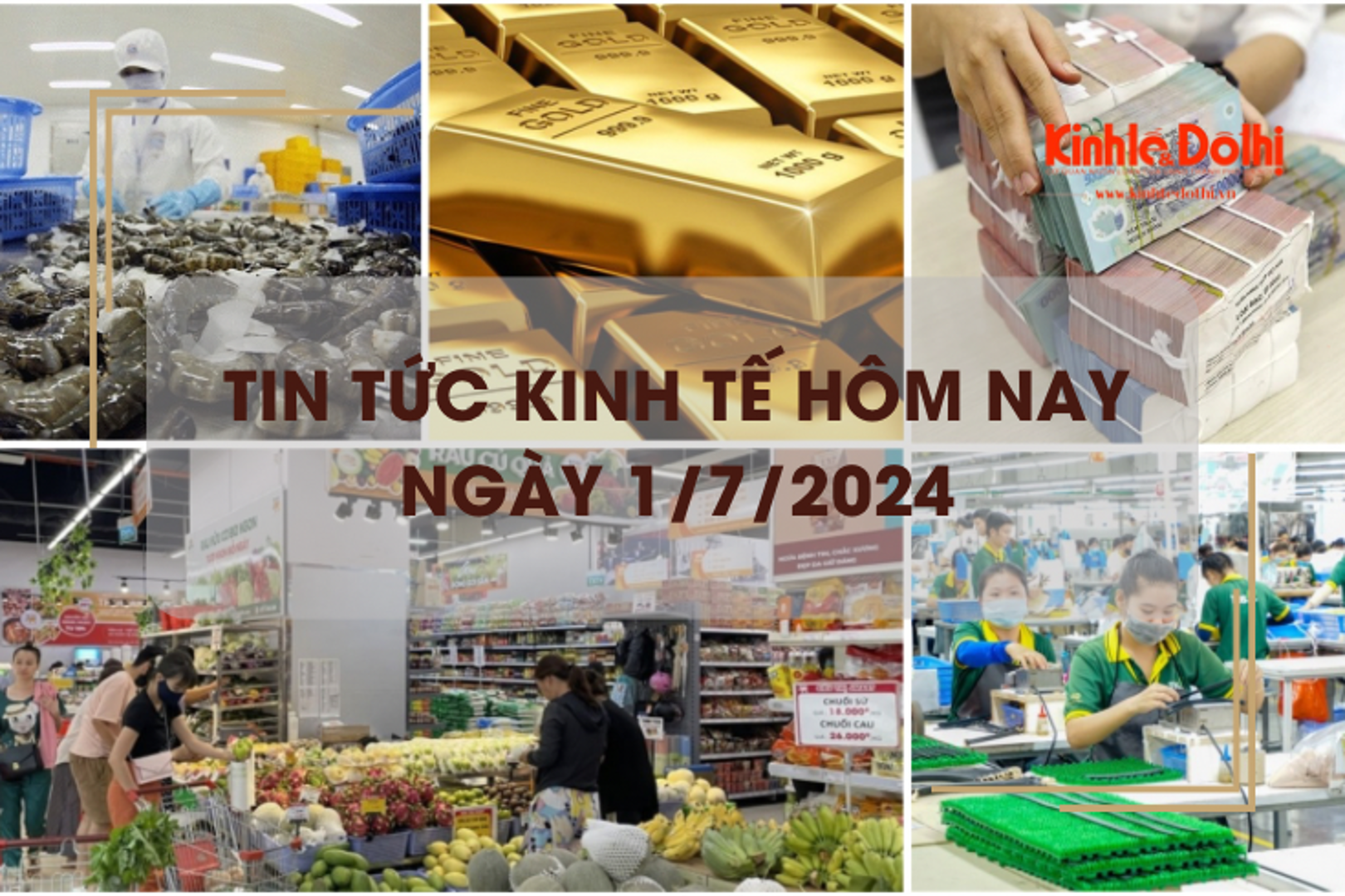 Tin tức kinh tế ngày 1/7/2024: tiêu dùng trong nước phục hồi nhưng tăng trưởng thấp