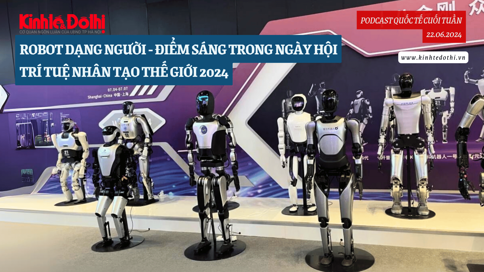 Robot dạng người - Điểm sáng trong Ngày hội trí tuệ nhân tạo thế giới 2024