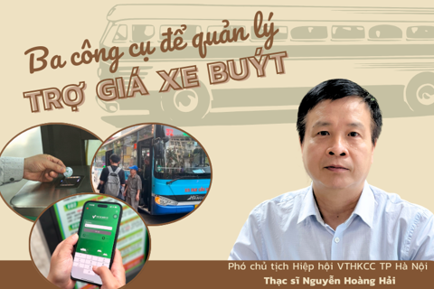 Ba công cụ để quản lý trợ giá xe buýt