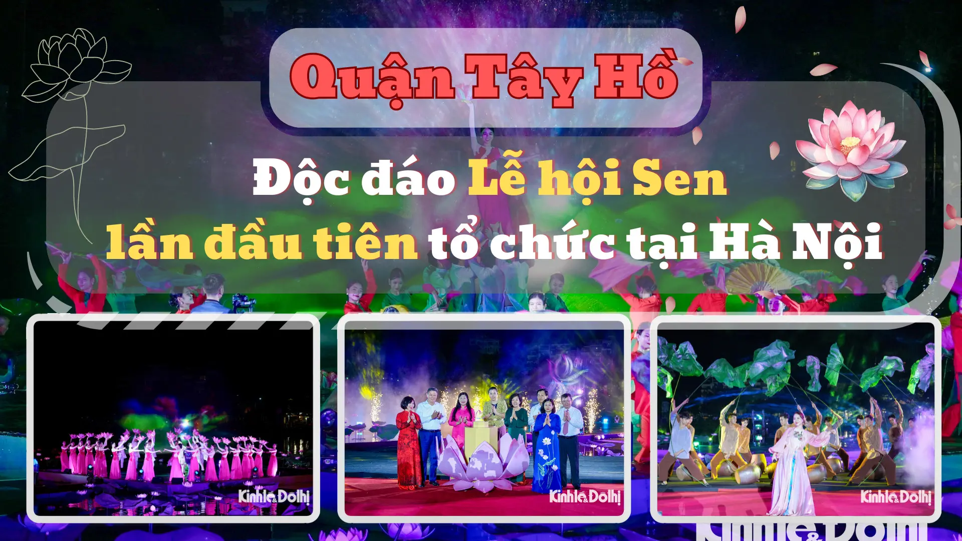 Độc đáo Lễ hội Sen lần đầu tiên tổ chức tại Hà Nội