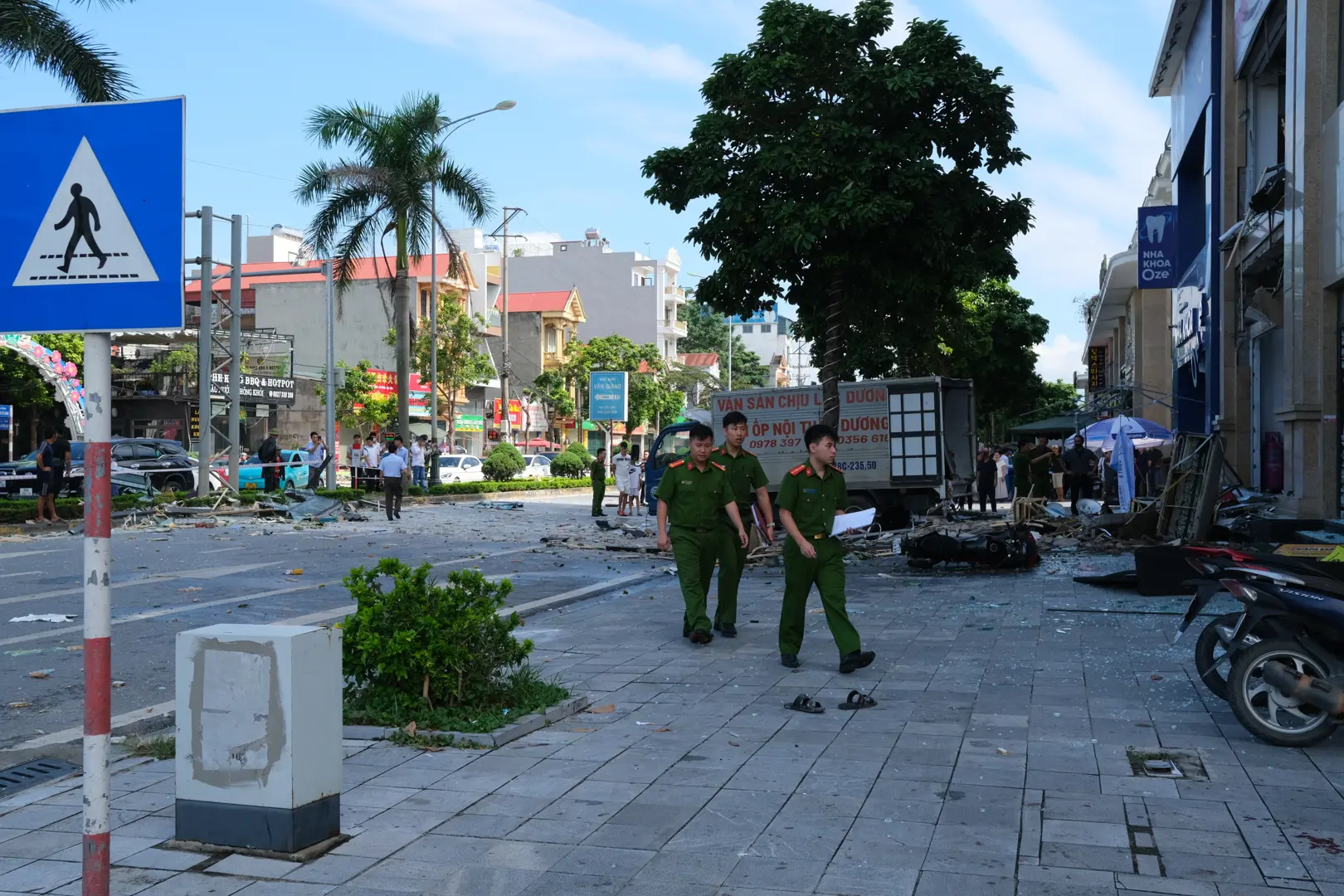 Vĩnh Phúc: nổ kinh hoàng tại một nhà hàng, nhiều người trọng thương 