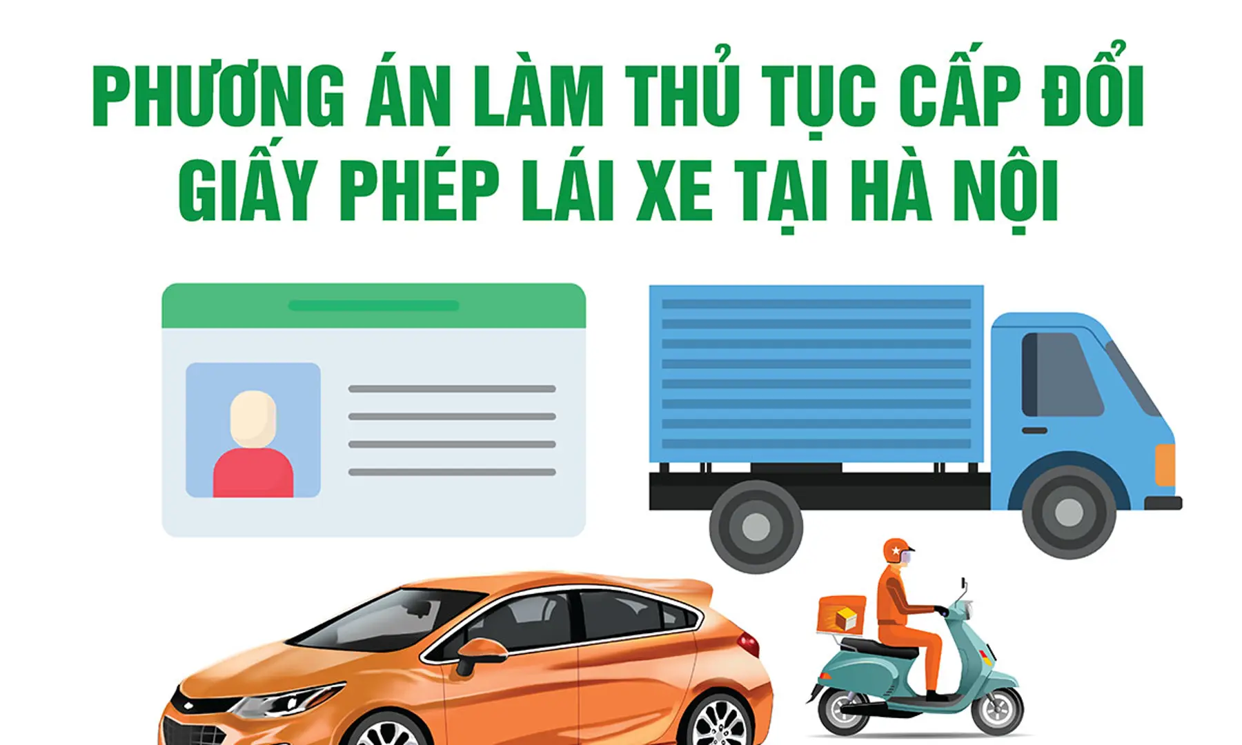 Thủ tục cấp, đổi giấy phép lái xe tại Hà Nội